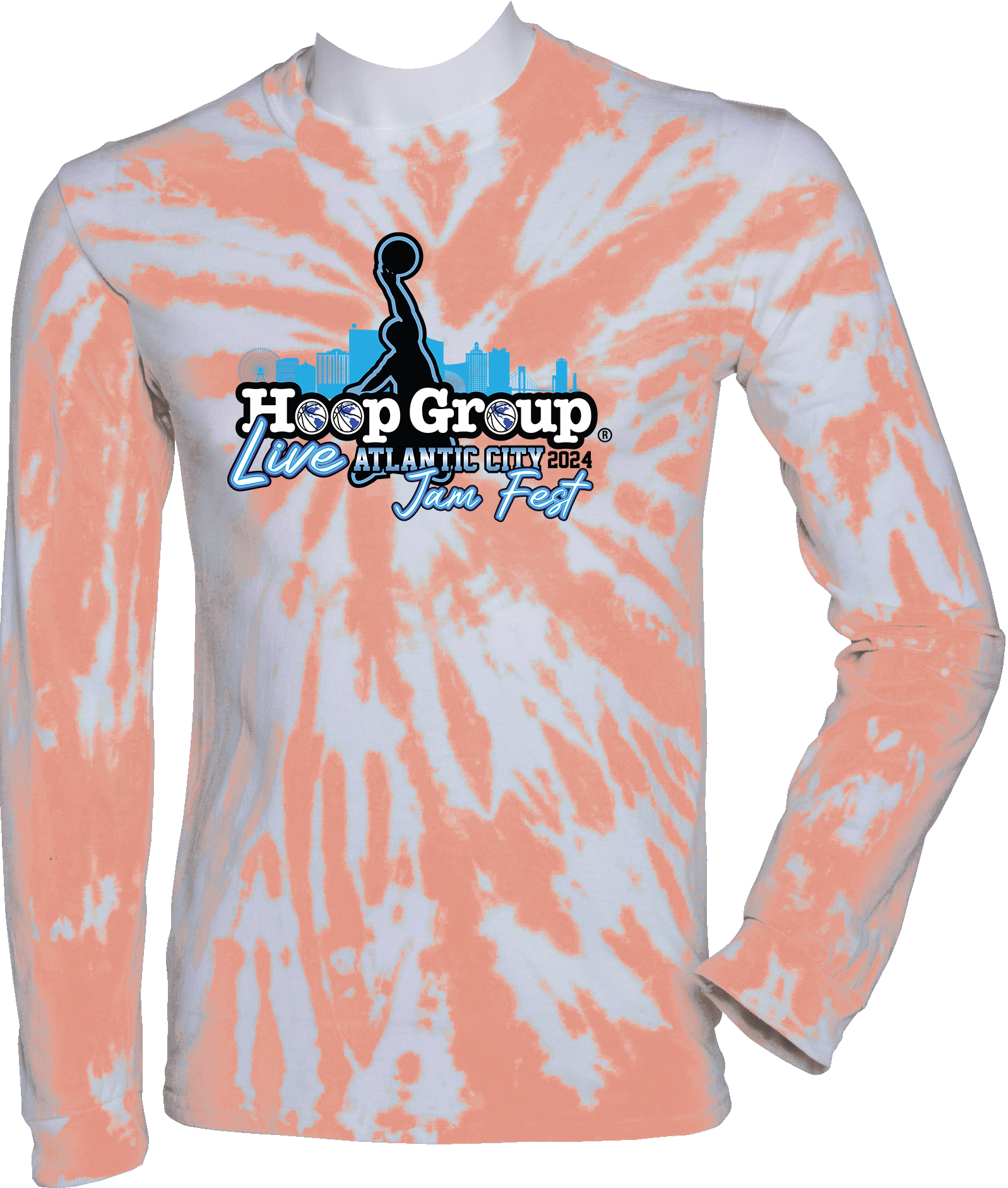 Tie-Dye Long Sleeves - 2024 LIVE Atlantic City Jam Fest