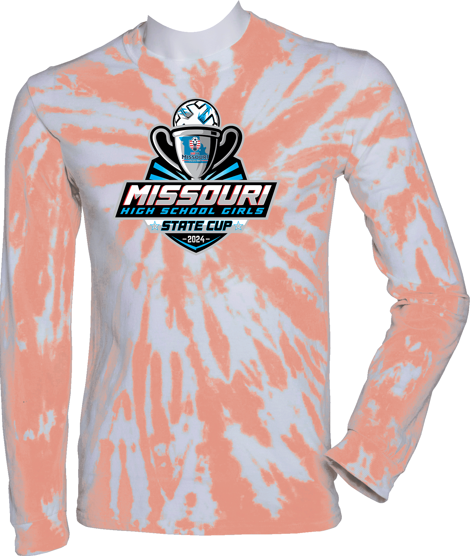 Tie-Dye Long Sleeves - 2024 USYS High School Girls State Cup