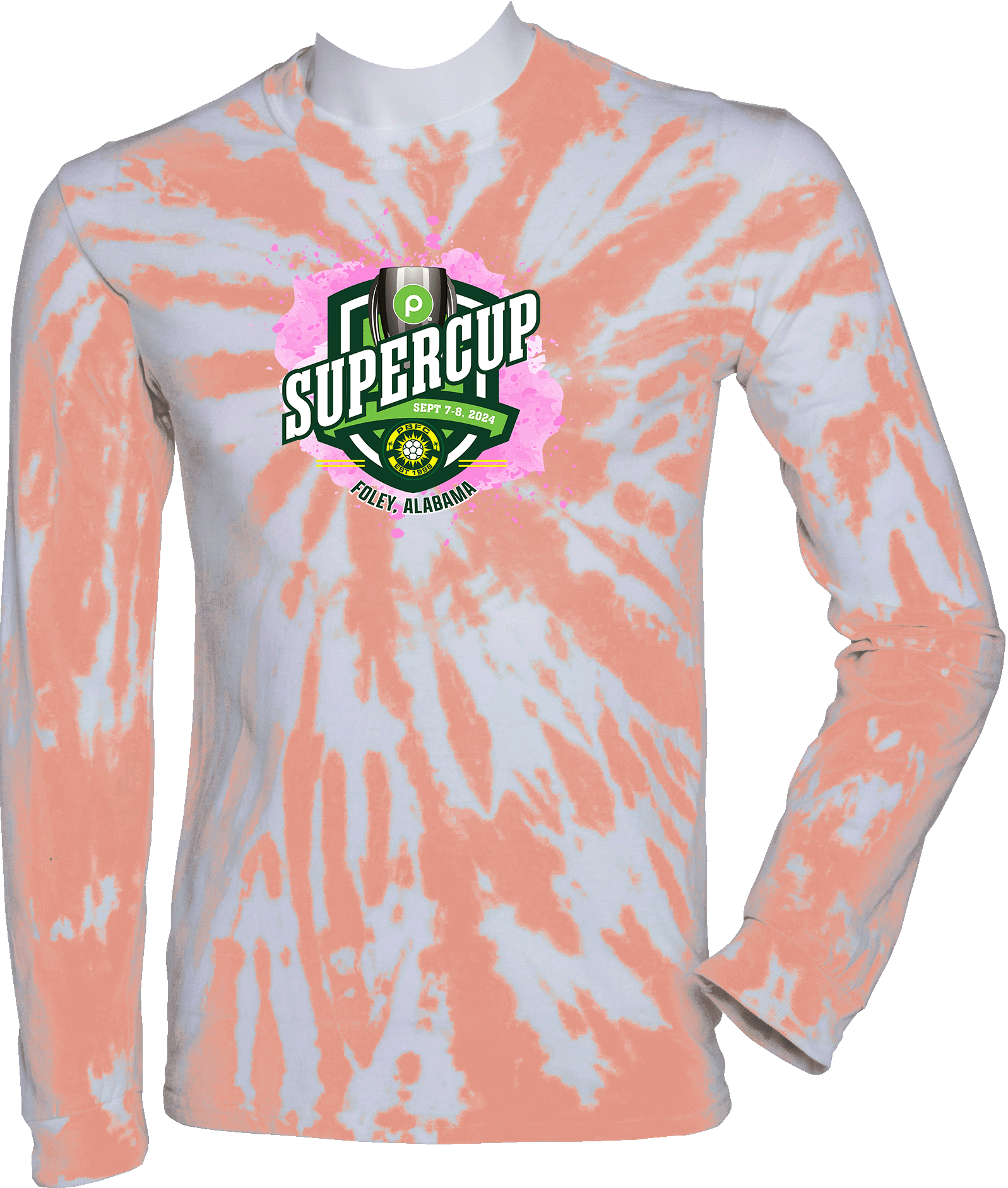 Tie-Dye Long Sleeves - 2024 Publix SuperCup (Girls)