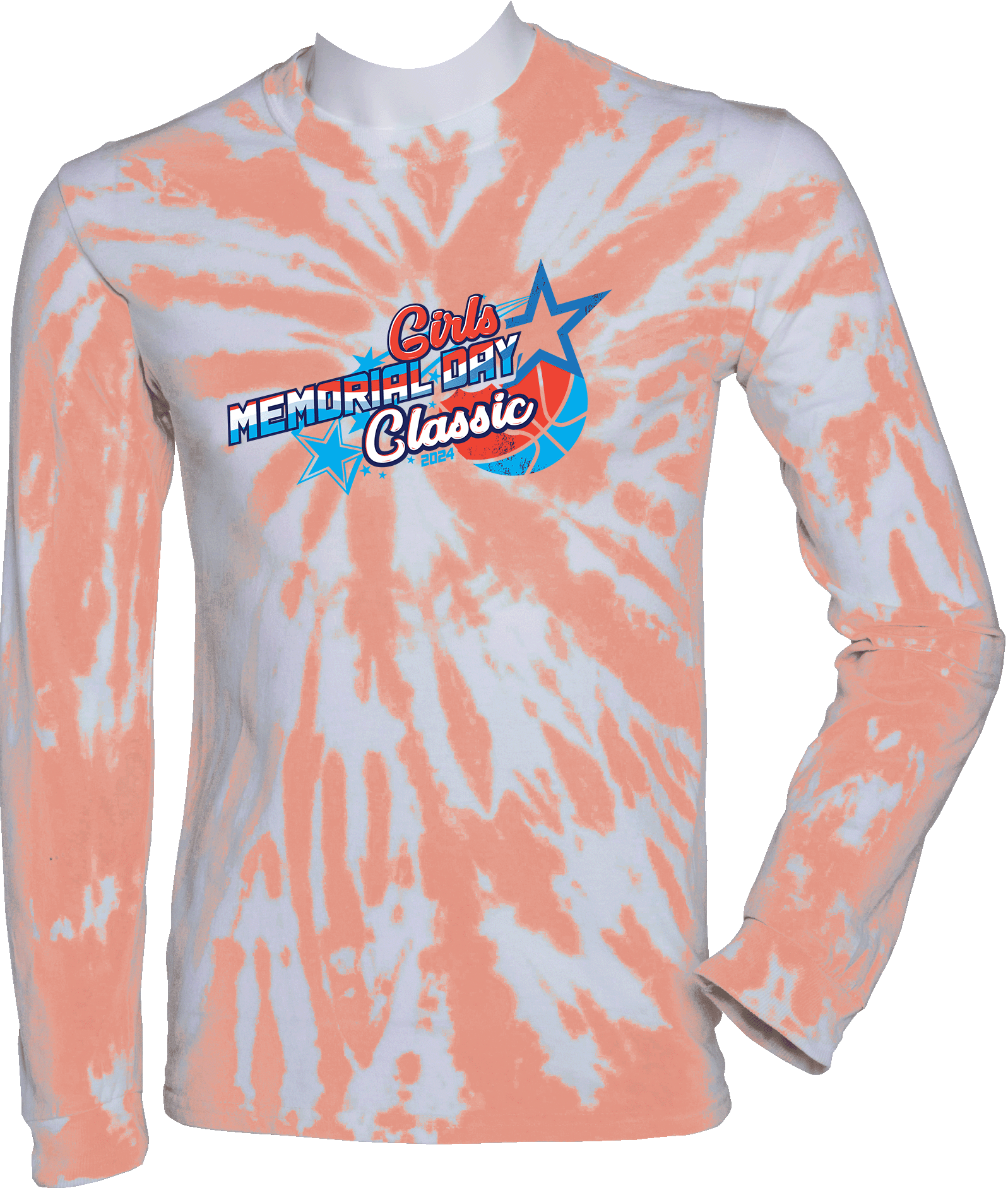 Tie-Dye Long Sleeves - 2024 Girls Memorial Day Classic