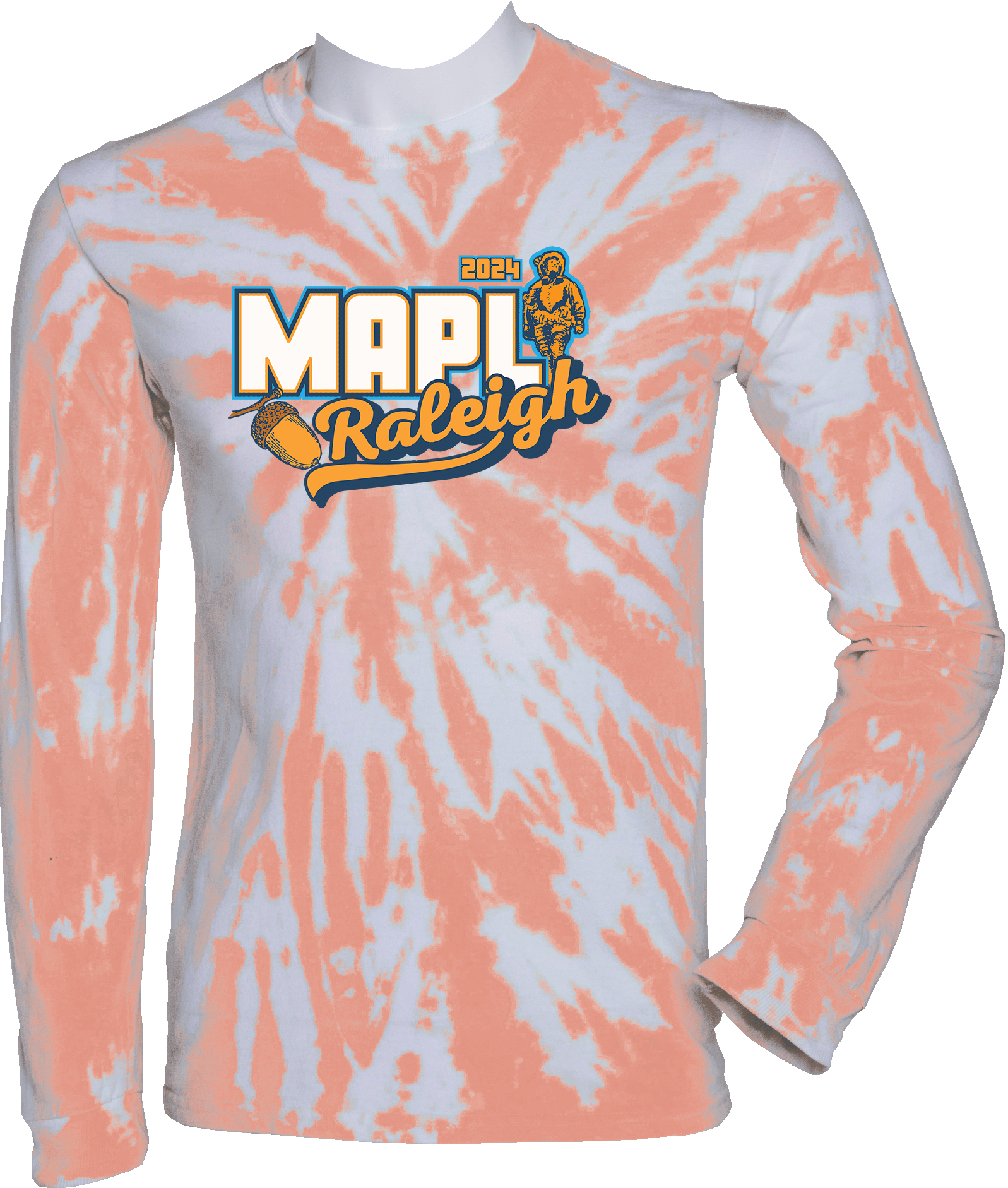 Tie-Dye Long Sleeves - 2024 MAPL Raleigh