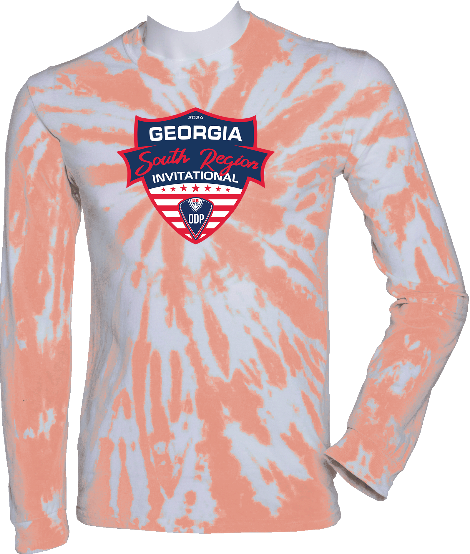 Tie-Dye Long Sleeves - 2024 USYS ODP GA South Region Invitational