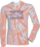 Tie-Dye Long Sleeves - Live Love Build Robots Dark