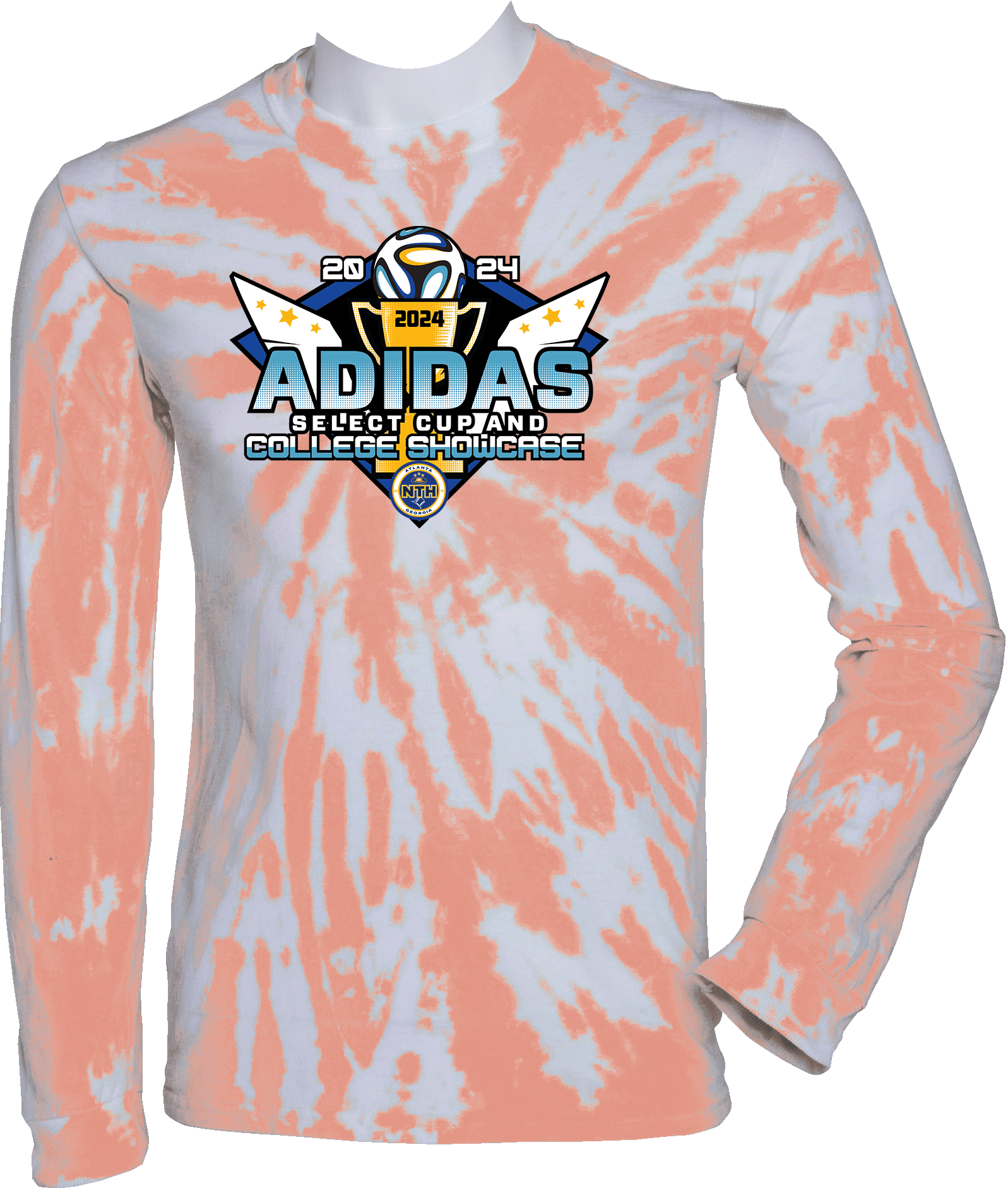 Tie-Dye Long Sleeves - 2024 NTH Adidas Select Cup and College Showcase