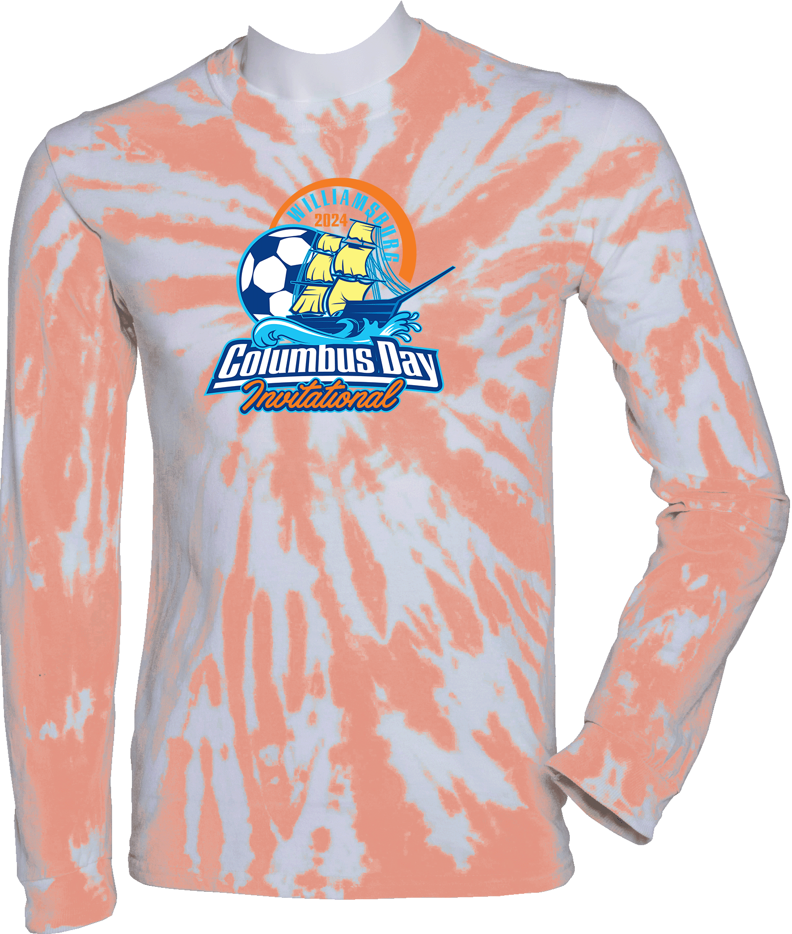 Tie-Dye Long Sleeves - 2024 Williamsburg Columbus Day Invitational