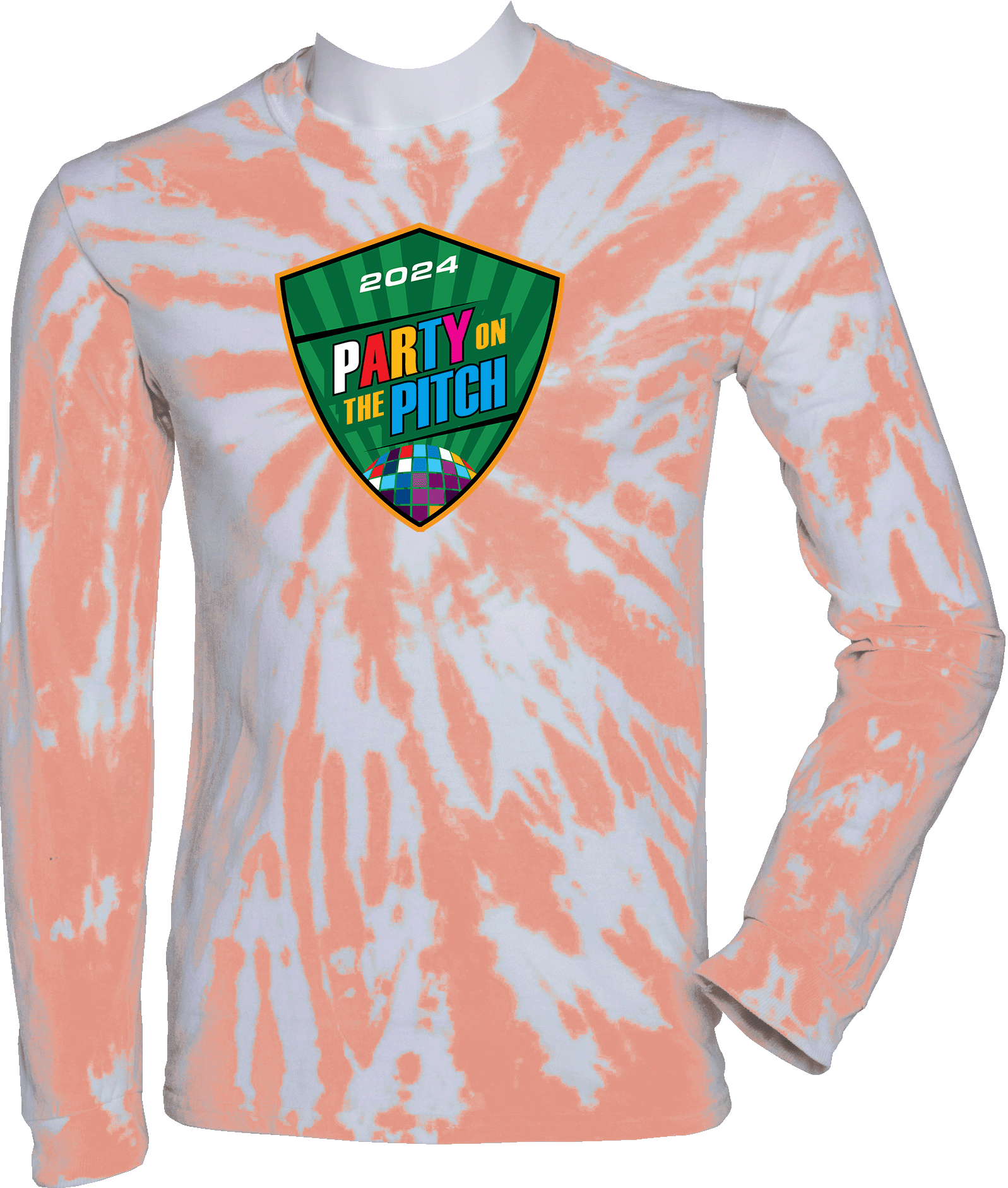 Tie-Dye Long Sleeves - 2024 Party On The Pitch