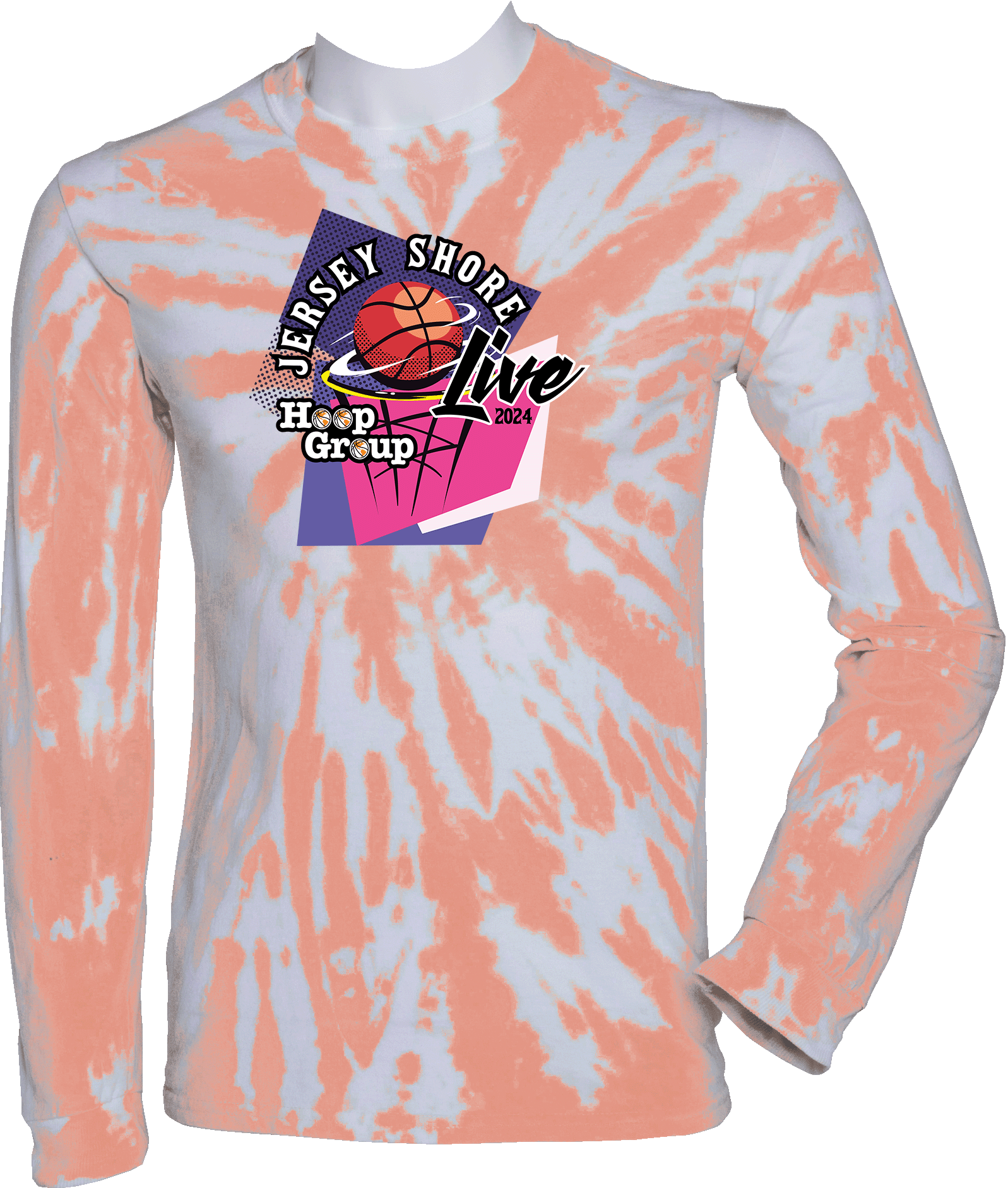 Tie-Dye Long Sleeves - 2024 Girls Jersey Shore Live