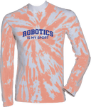 Tie-Dye Long Sleeves - Robotics Is My Sport Dark