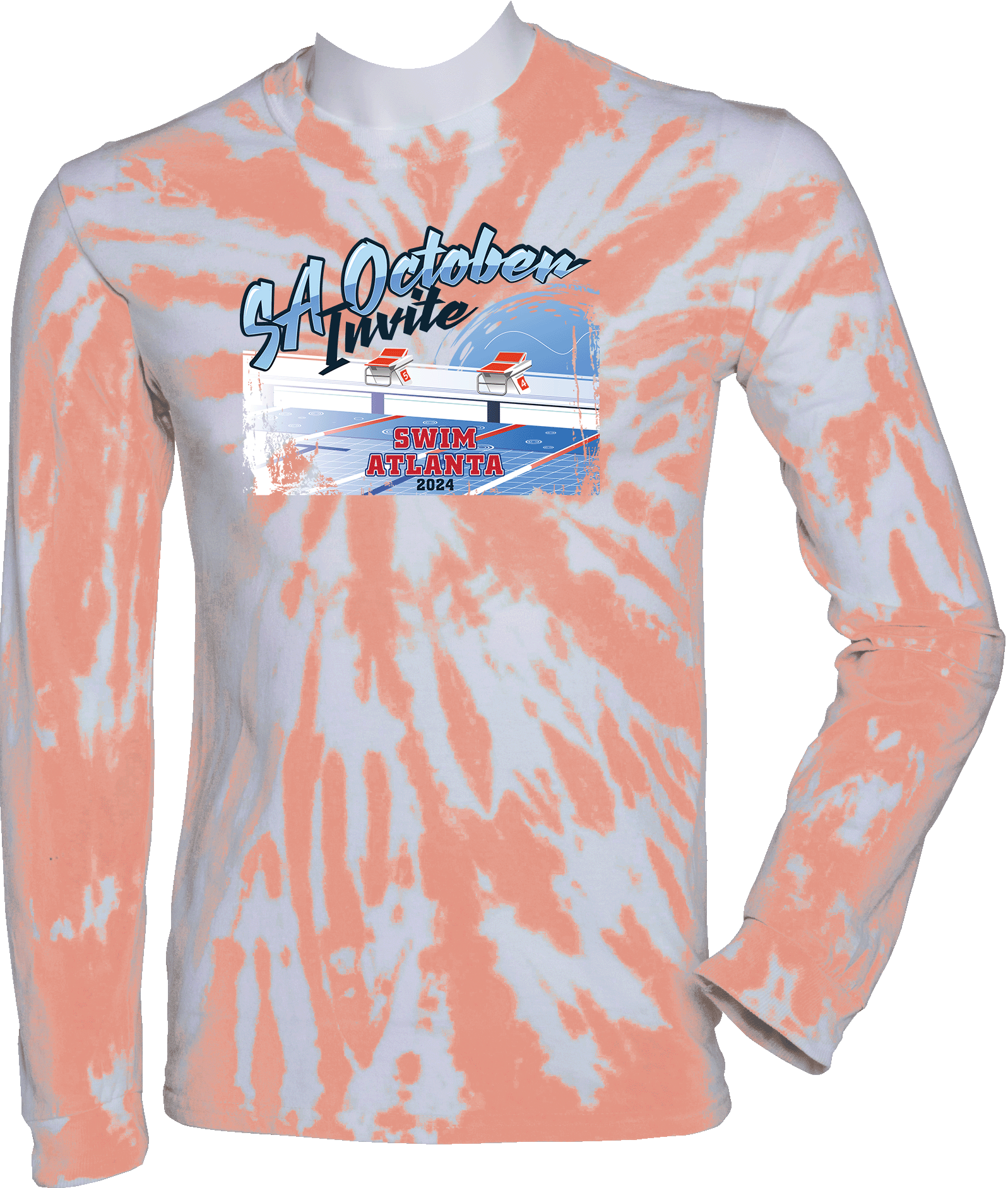 Tie-Dye Long Sleeves - 2024 Swim Atlanta October Invite