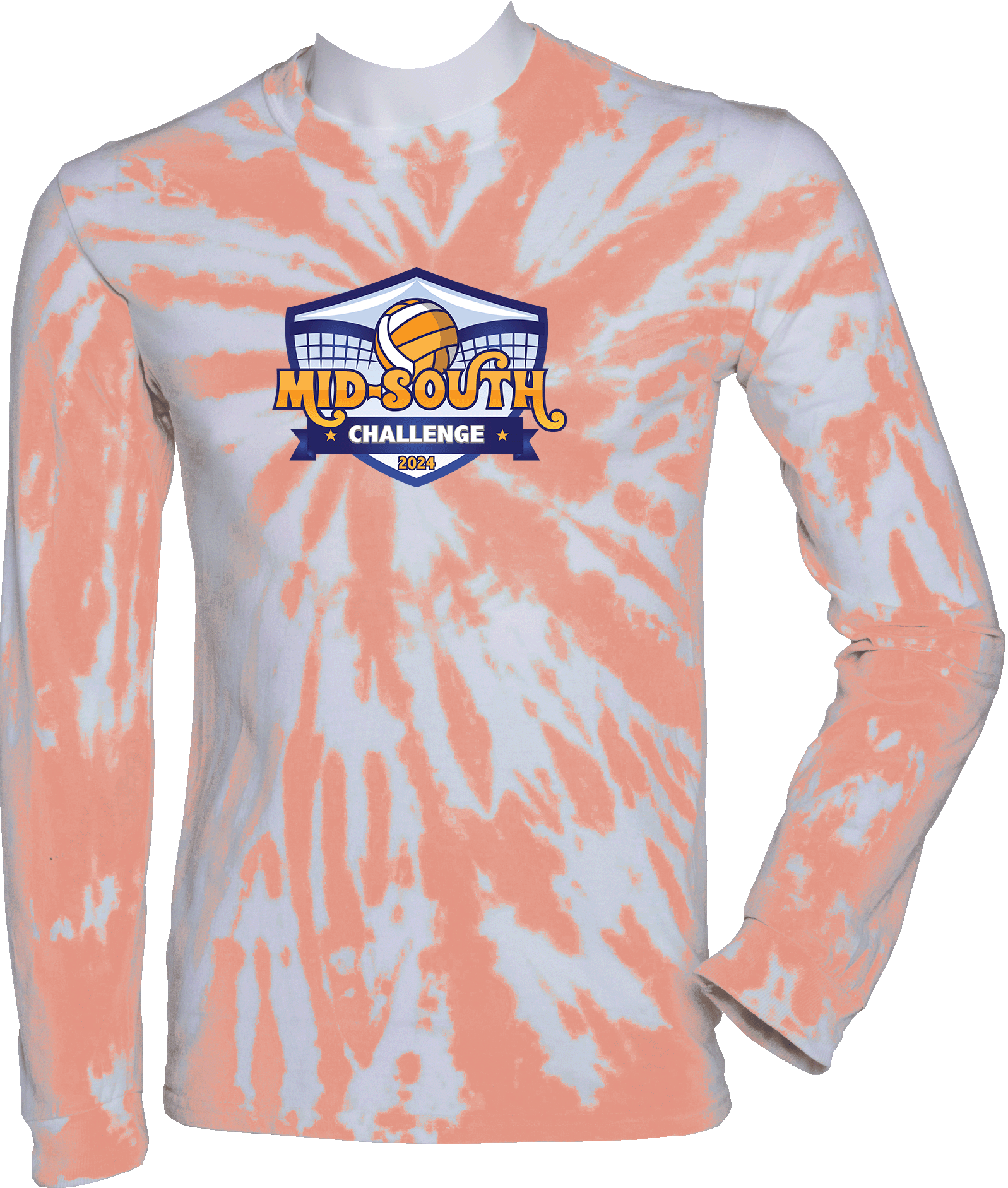 Tie-Dye Long Sleeves - 2024 Mid-South Challenge