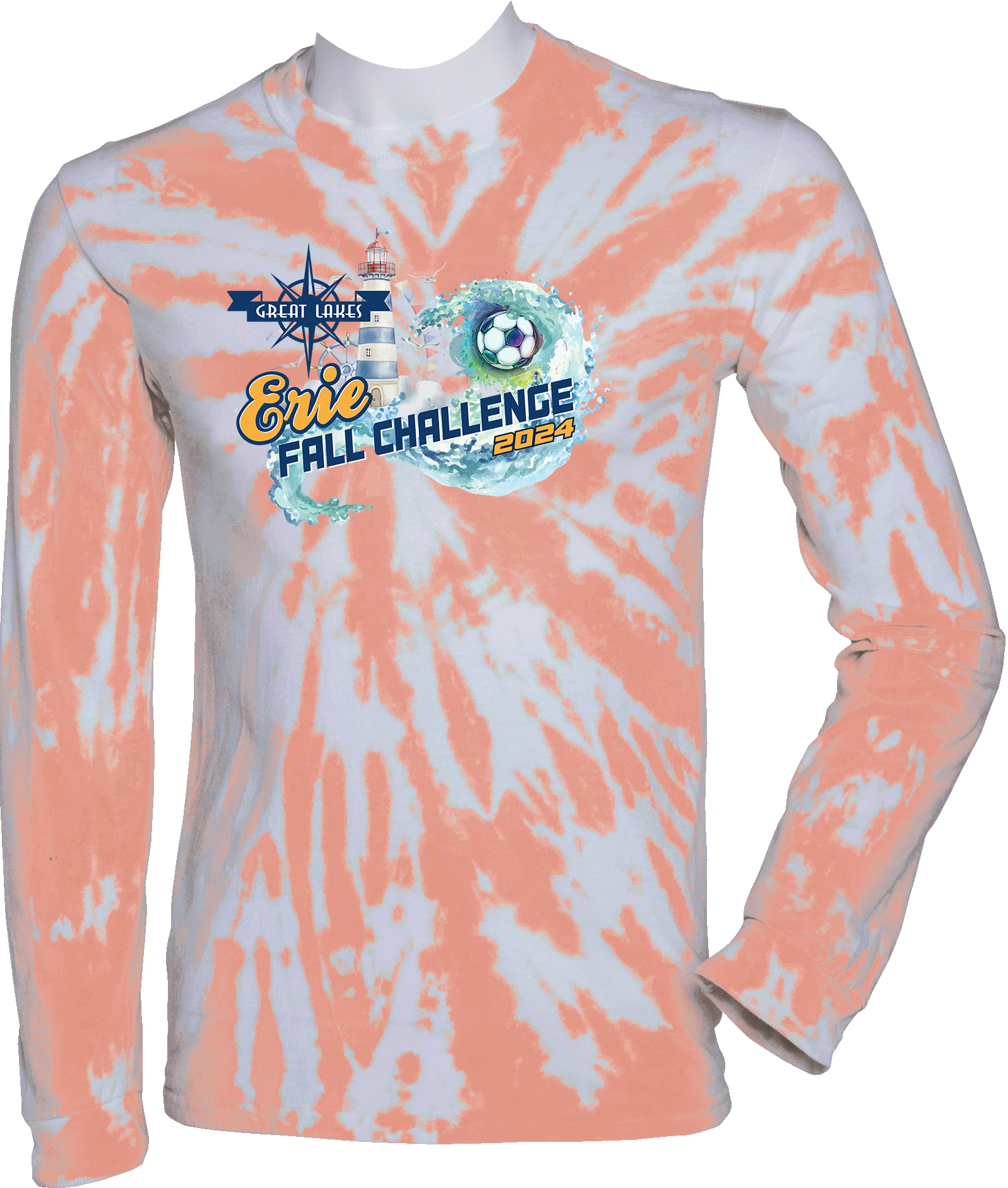 Tie-Dye Long Sleeves - 2024 Great Lakes Erie Fall Challenge