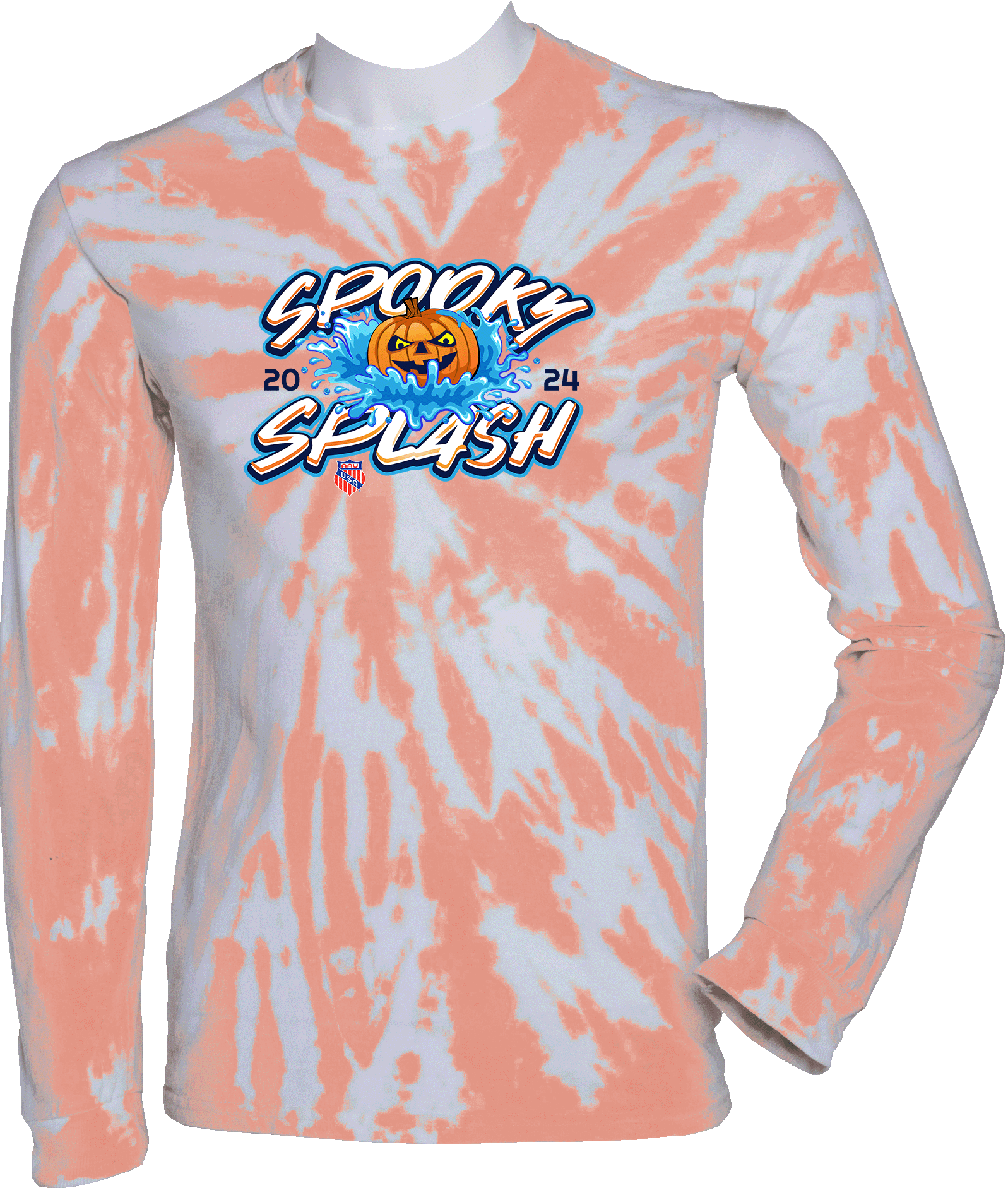 Tie-Dye Long Sleeves - 2024 AAU Spooky Splash