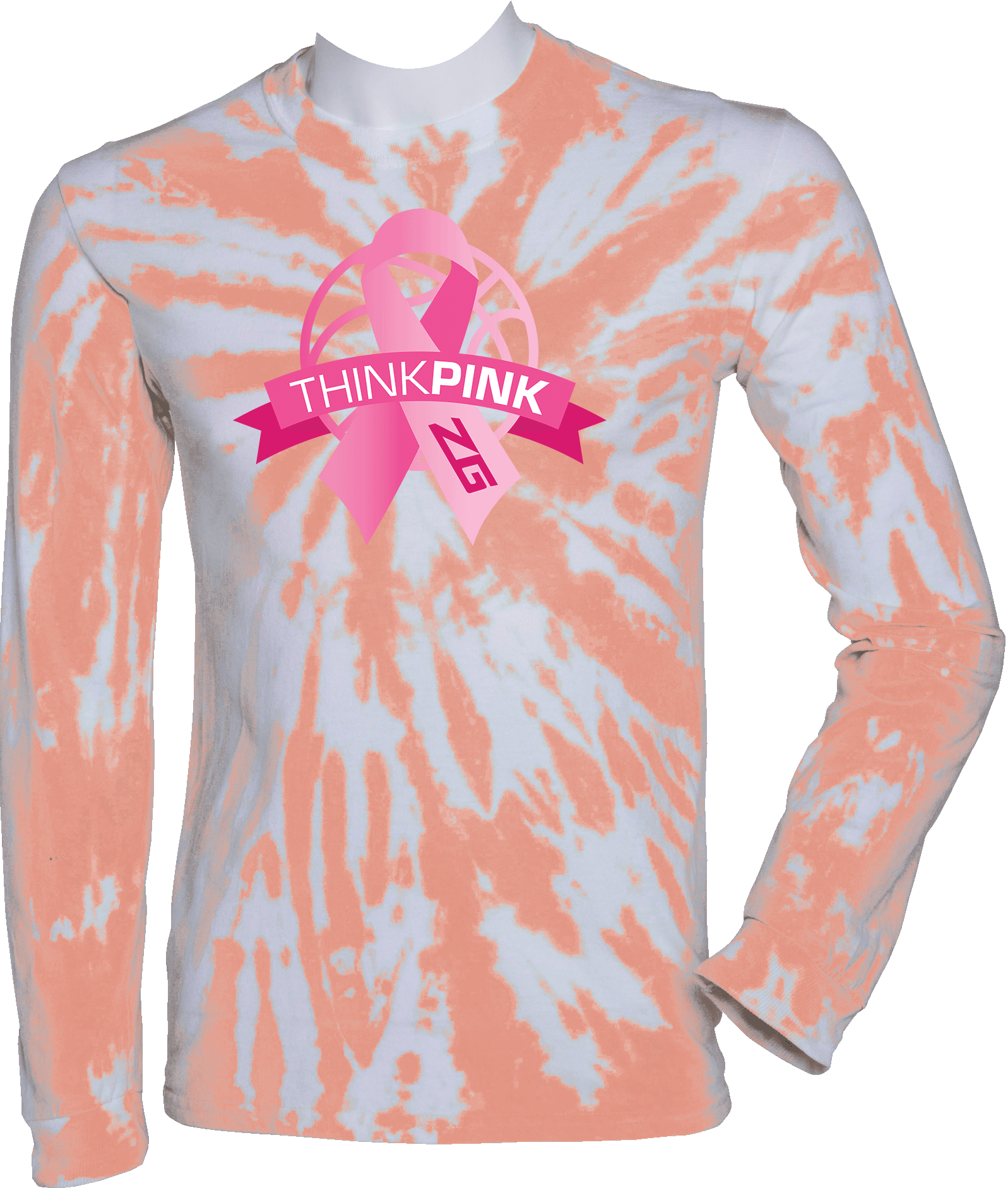 Tie-Dye Long Sleeves - 2024 Zero Gravity Think Pink Challenge