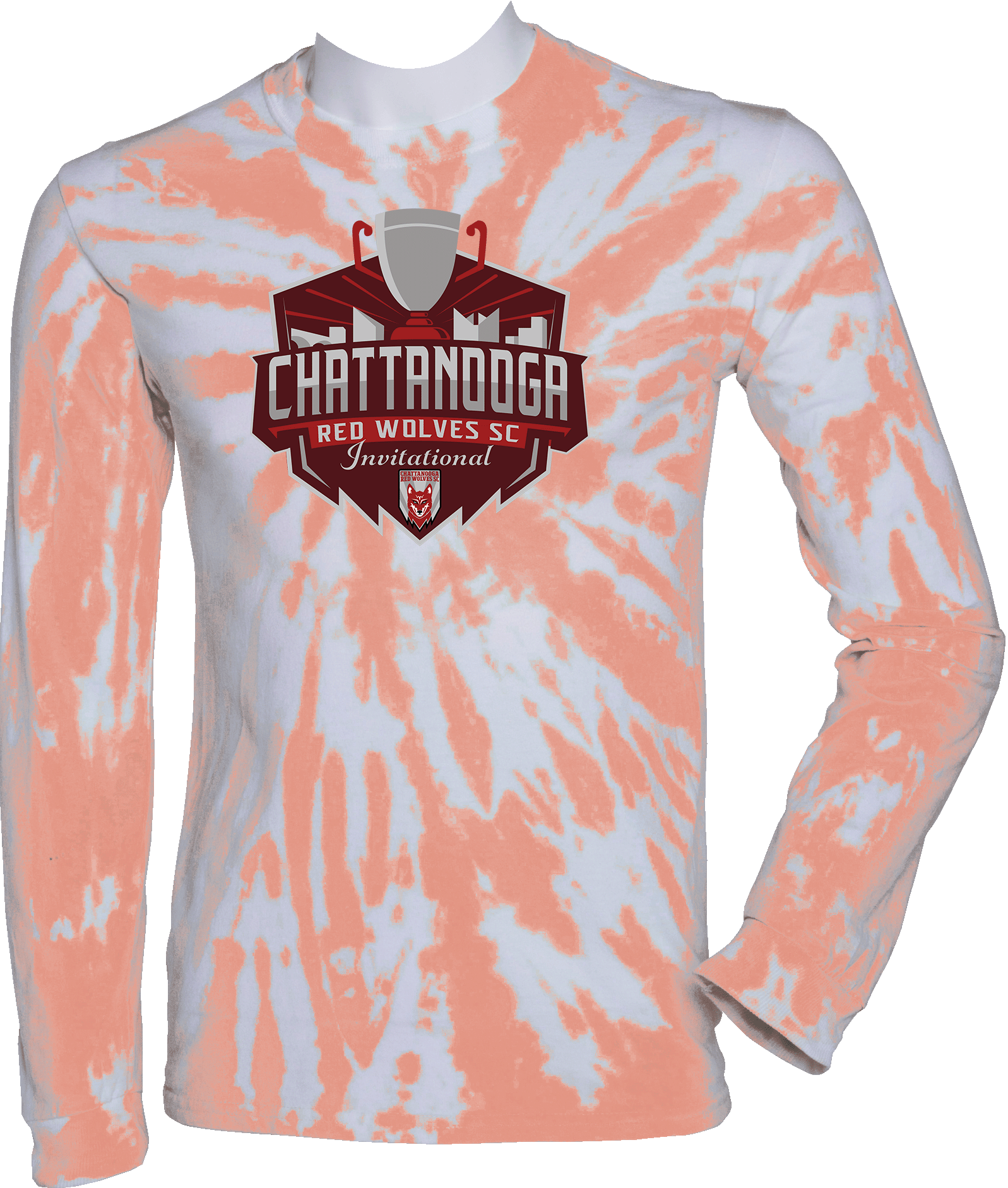 Tie-Dye Long Sleeves - 2024 Red Wolves Invitational