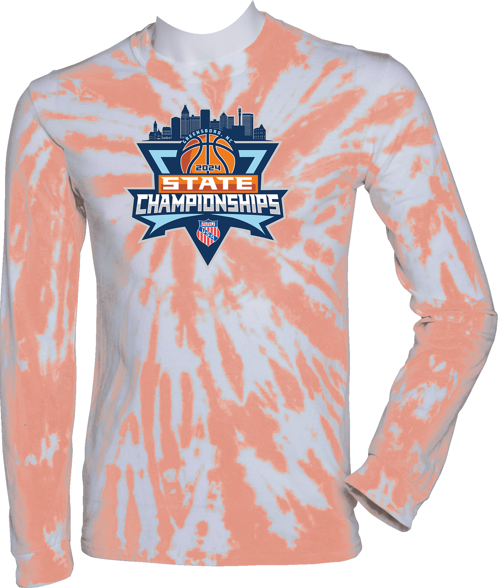 Tie-Dye Long Sleeves - 2024 AAU State Championships