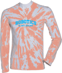 Tie-Dye Long Sleeves - Robotics Is My Sport Blue