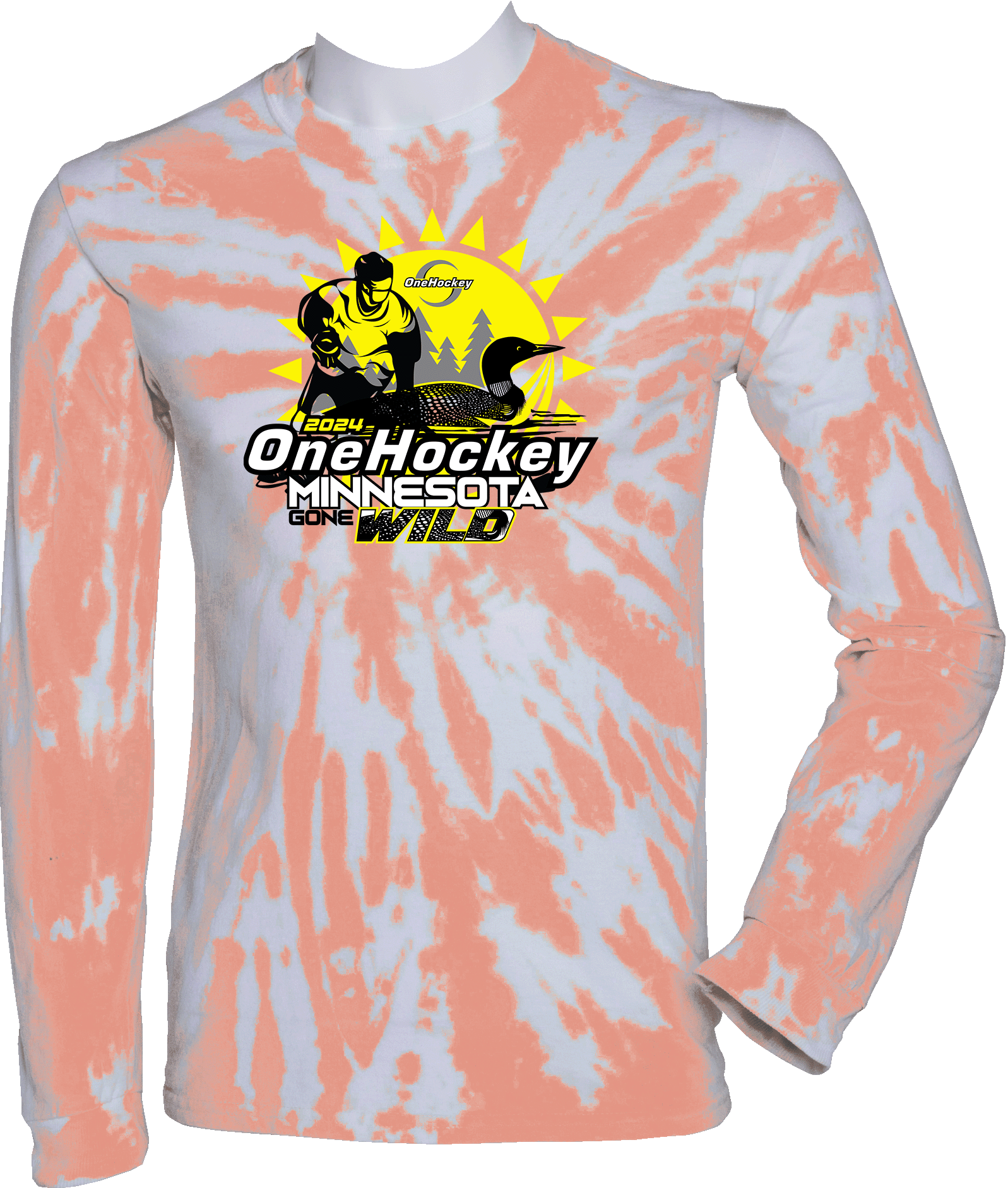 Tie-Dye Long Sleeves - 2024 OneHockey Minnesota Gone Wild