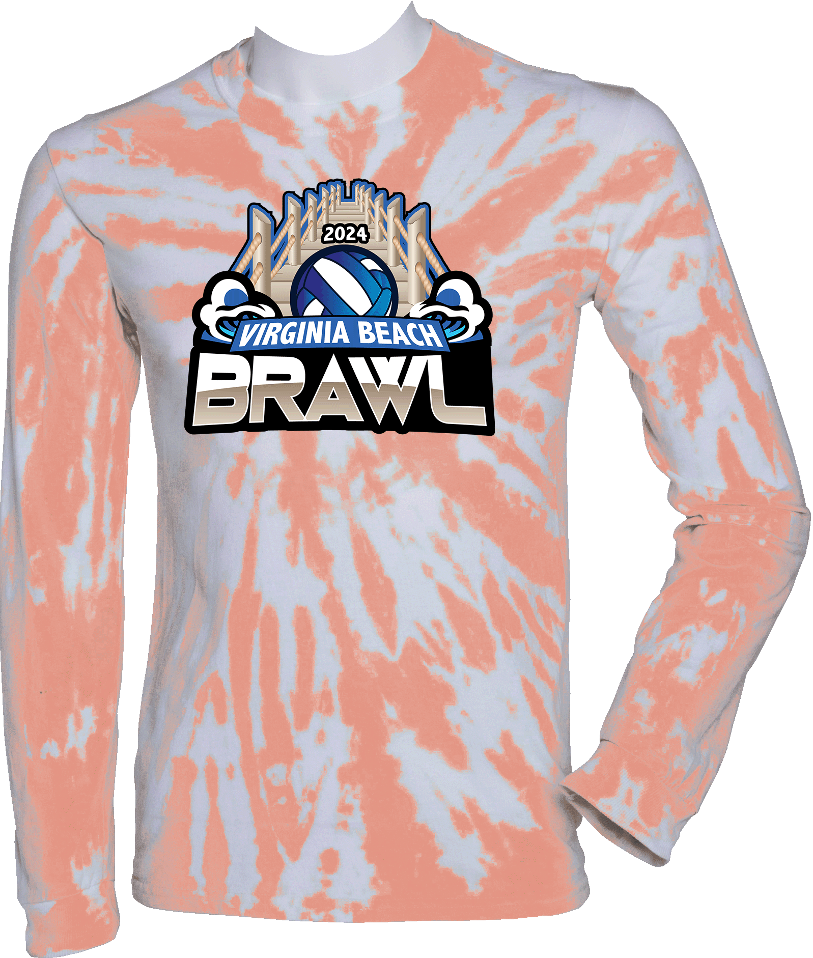 Tie-Dye Long Sleeves - 2024 Virginia Beach Brawl