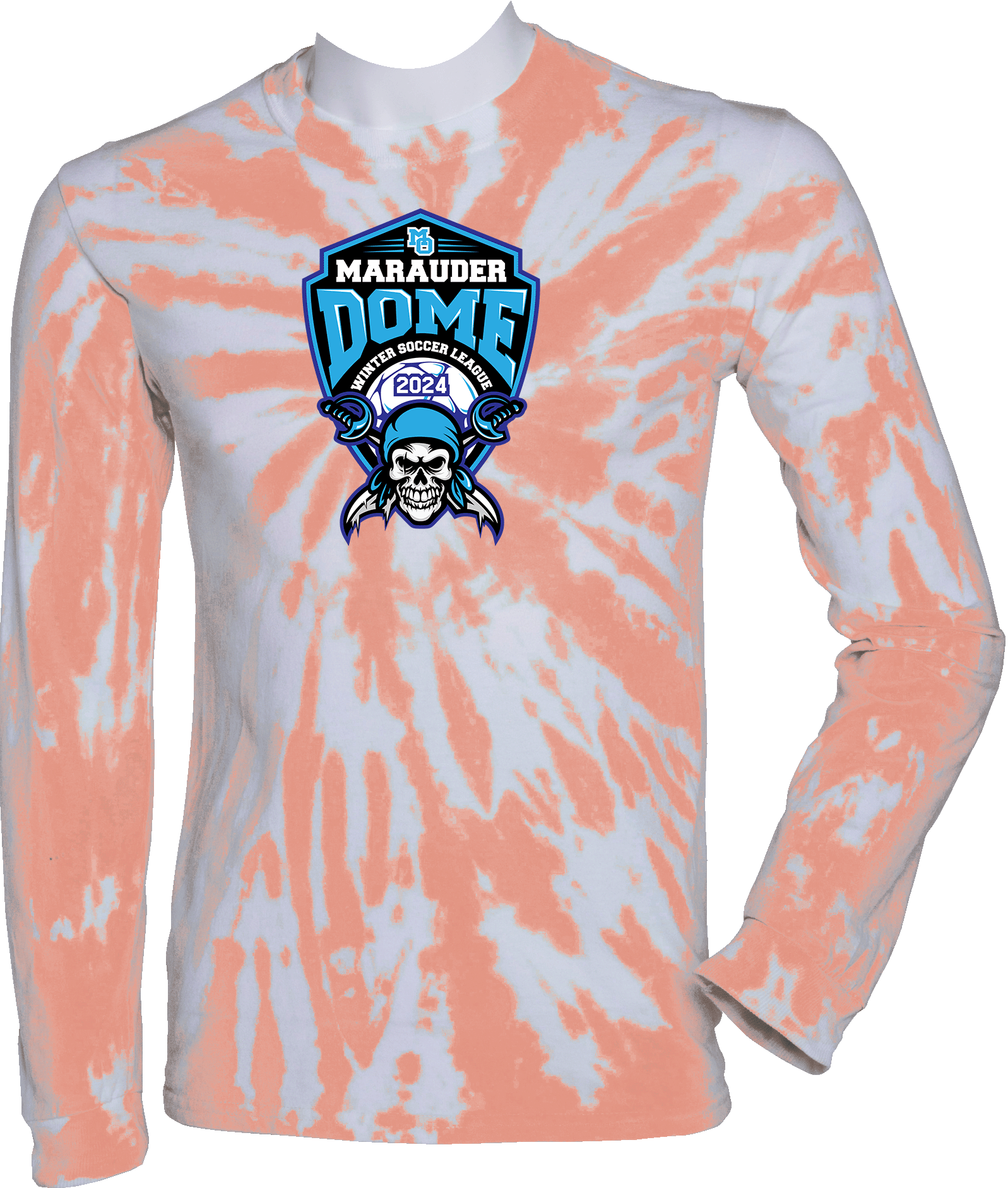 Tie-Dye Long Sleeves - 2024 Marauder Dome Winter Soccer League