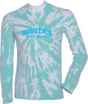 Tie-Dye Long Sleeves - Robotics Is My Sport Blue