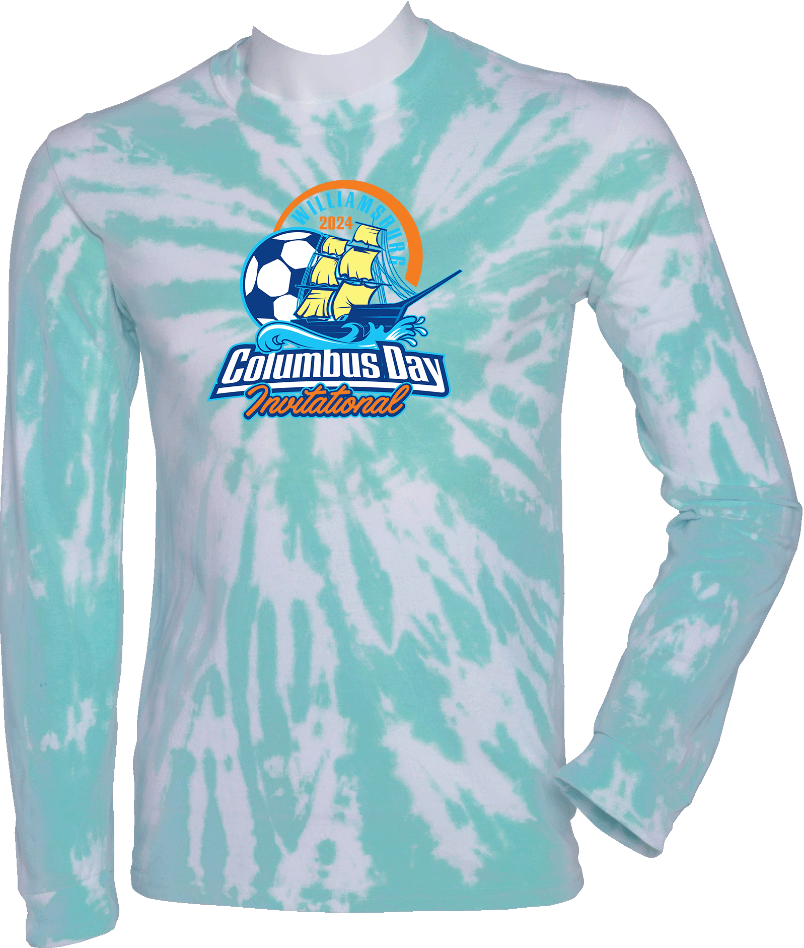 Tie-Dye Long Sleeves - 2024 Williamsburg Columbus Day Invitational