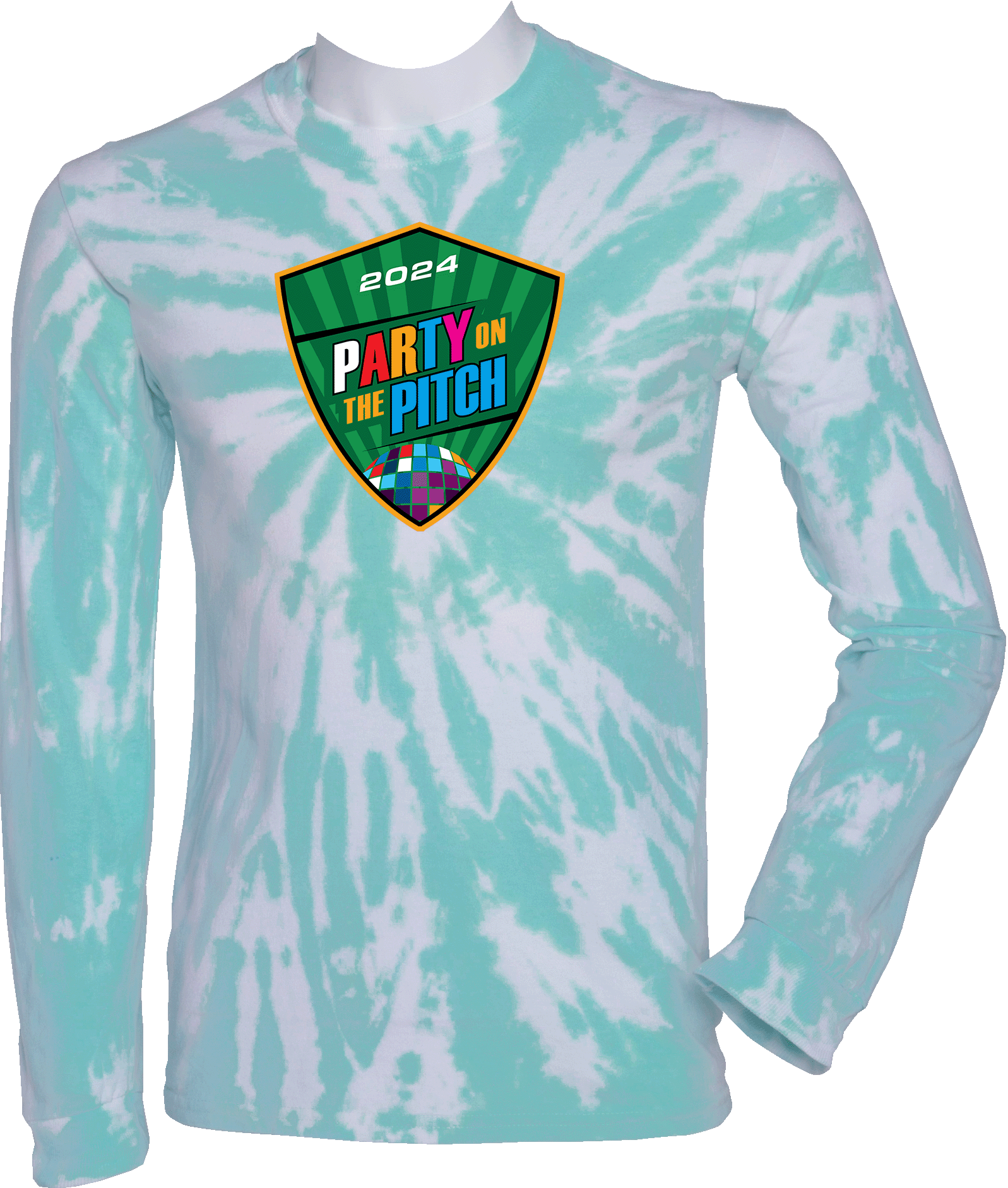 Tie-Dye Long Sleeves - 2024 Party On The Pitch