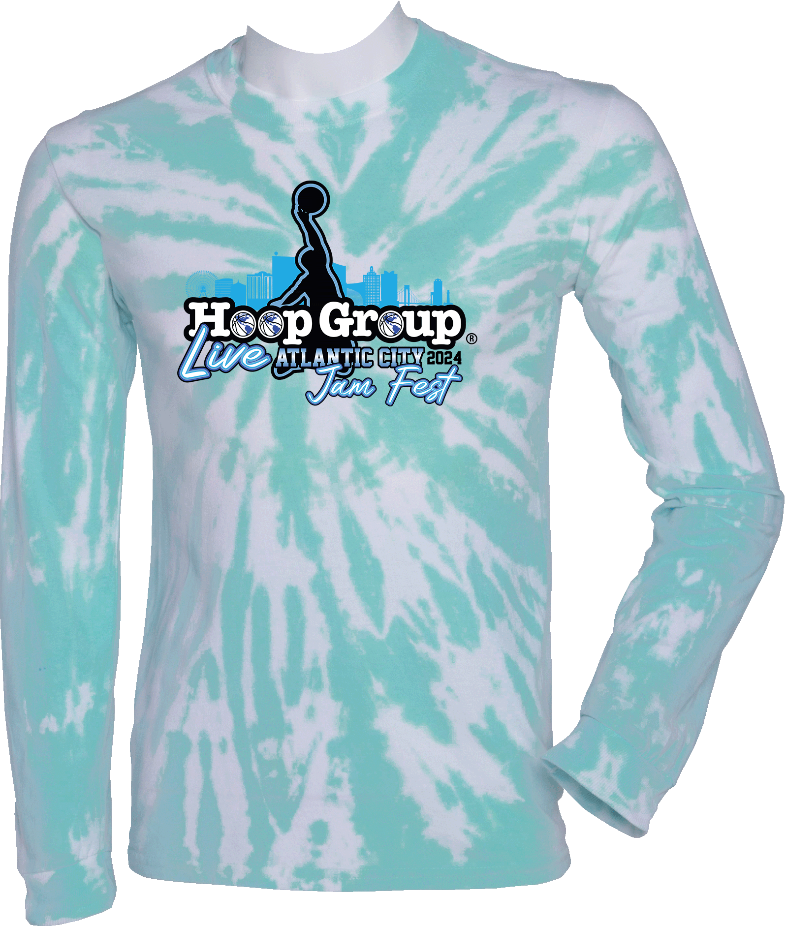 Tie-Dye Long Sleeves - 2024 LIVE Atlantic City Jam Fest