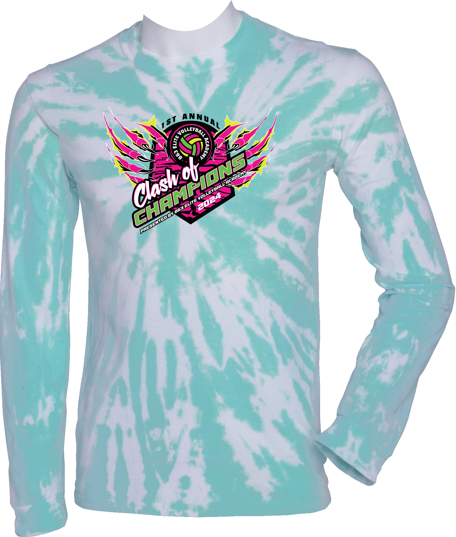 Tie-Dye Long Sleeves - 2024 1ST ANNUAL CLASH OF CHAMPIONS