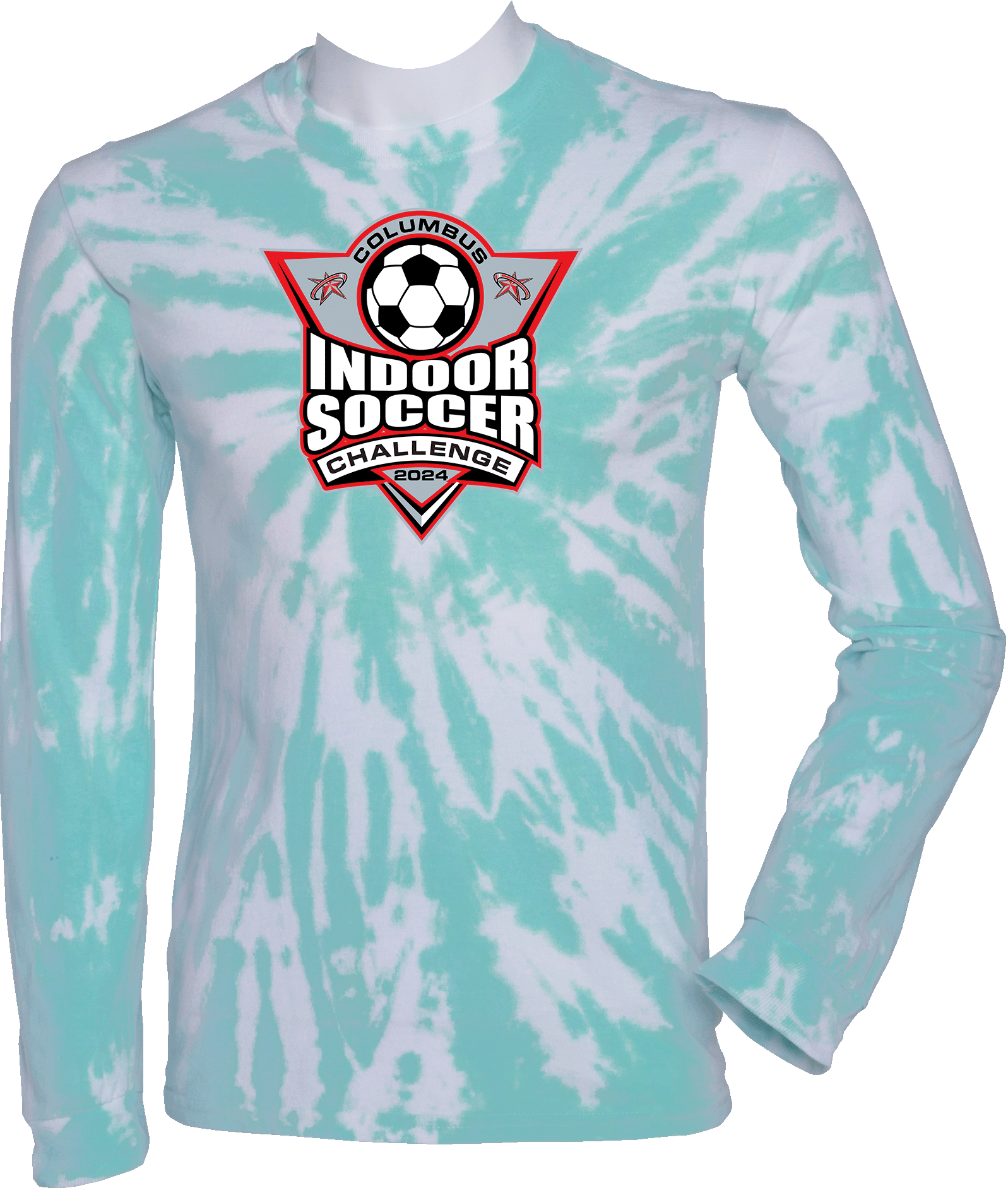 Tie-Dye Long Sleeves - 2024 Columbus Indoor Soccer Challenge