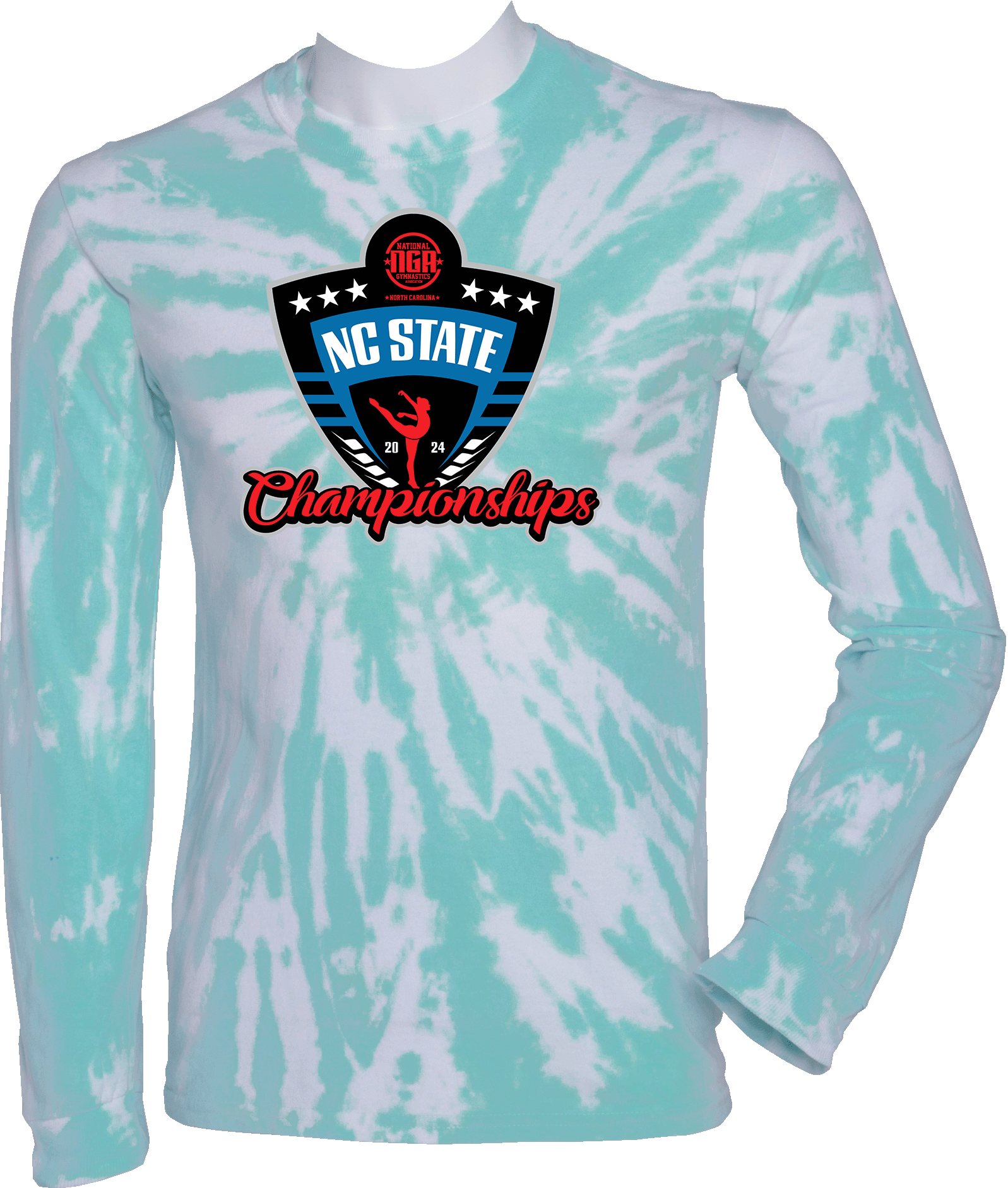 Tie-Dye Long Sleeves - 2024 NGA NC State