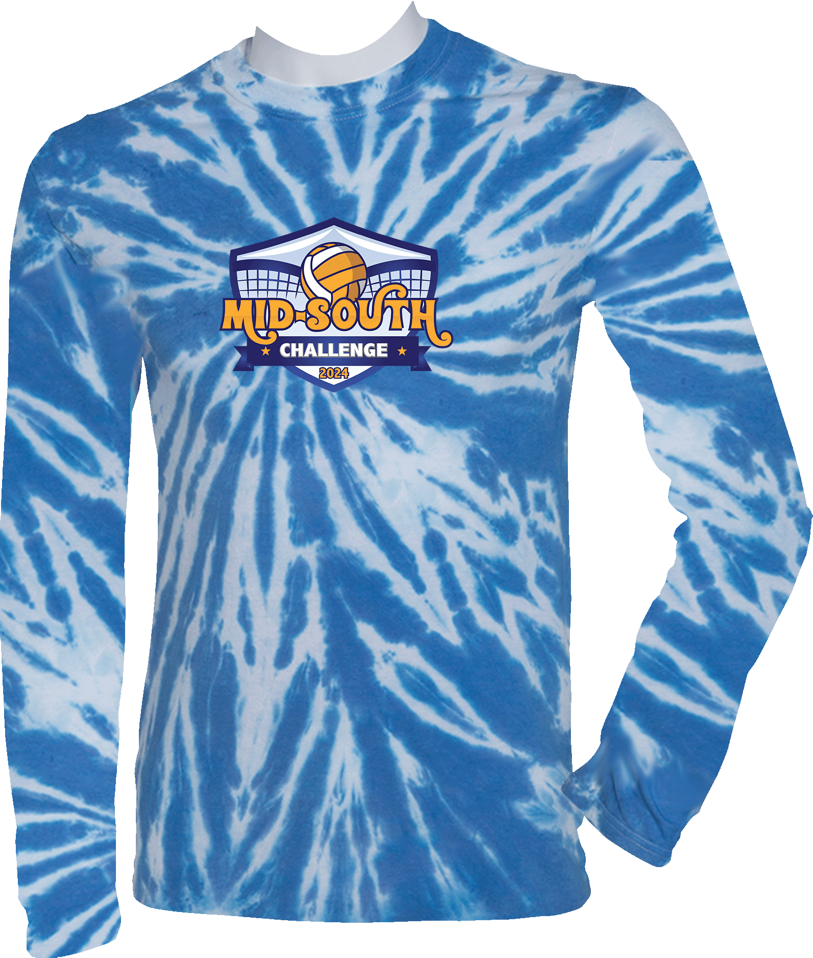 Tie-Dye Long Sleeves - 2024 Mid-South Challenge