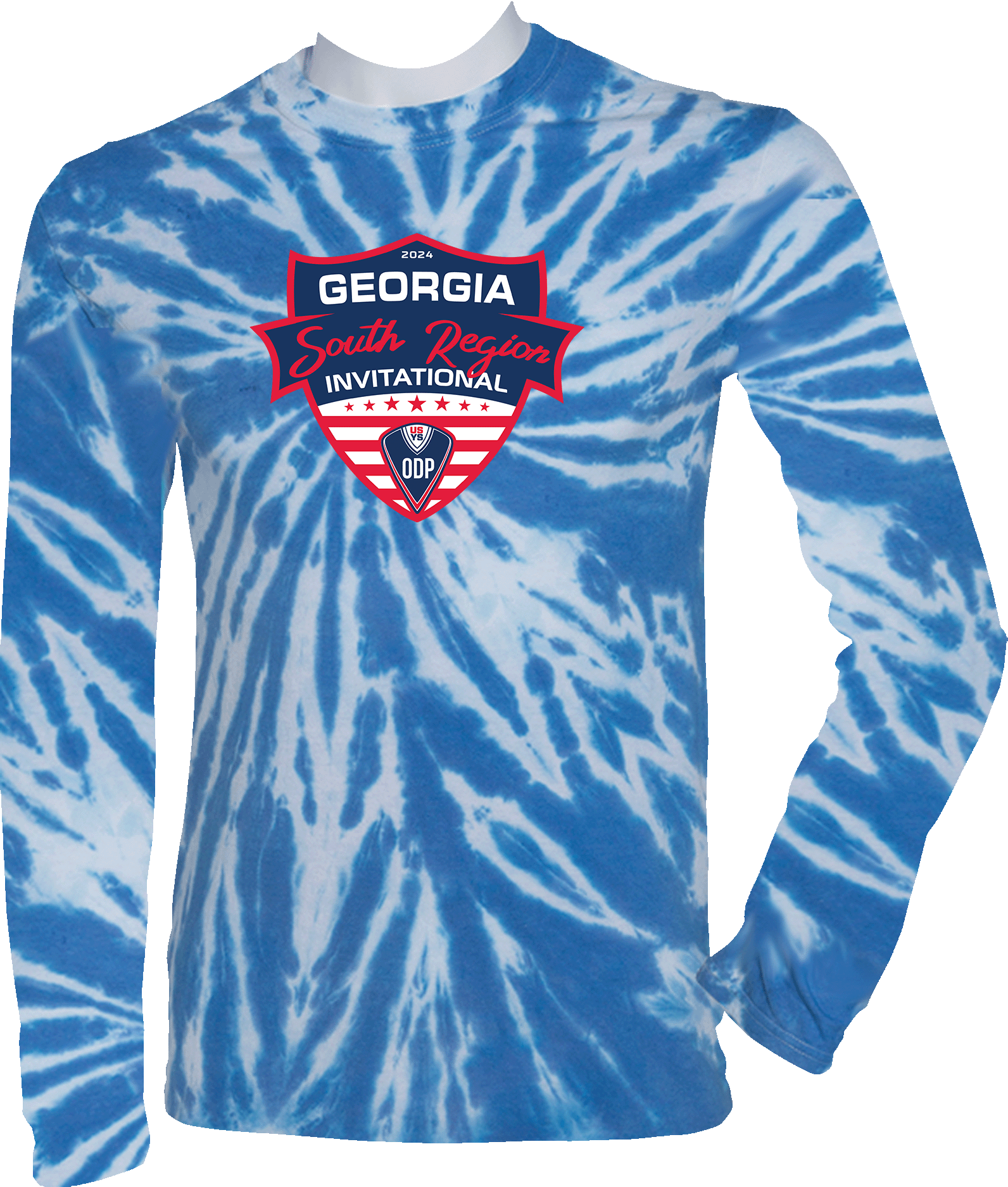 Tie-Dye Long Sleeves - 2024 USYS ODP GA South Region Invitational