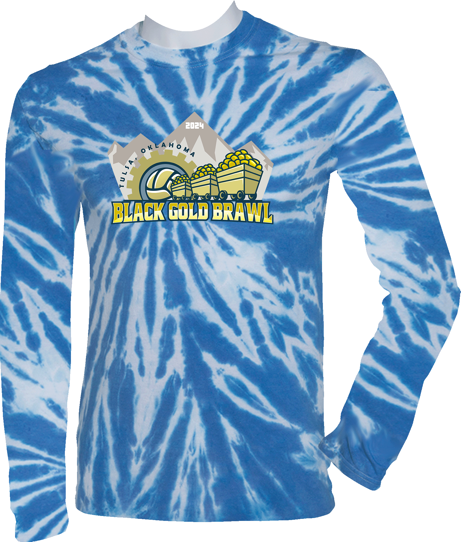 Tie-Dye Long Sleeves - 2024 Black Gold Brawl