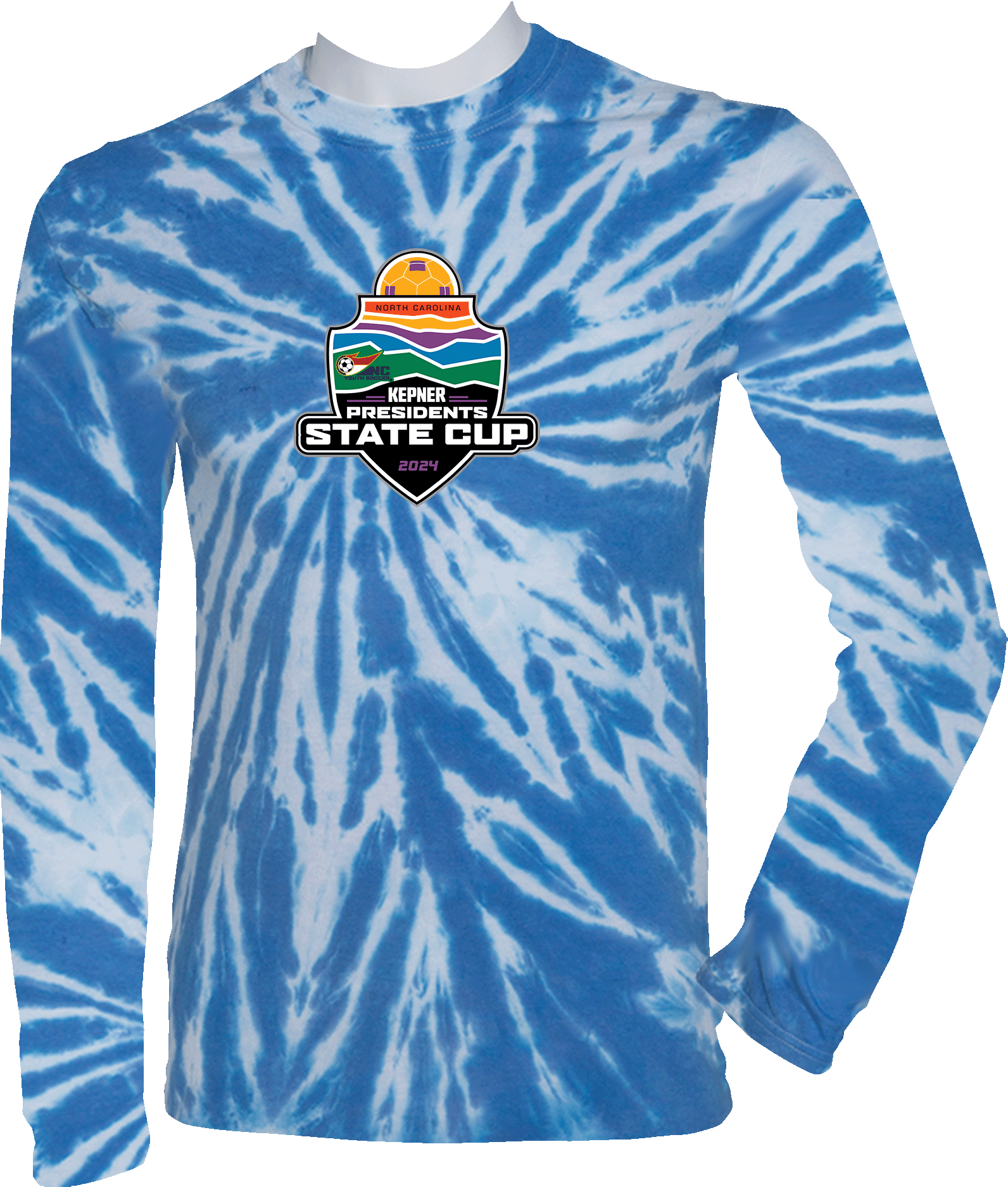 Tie-Dye Long Sleeves - 2024 USYS NC Presidents Cup Fall