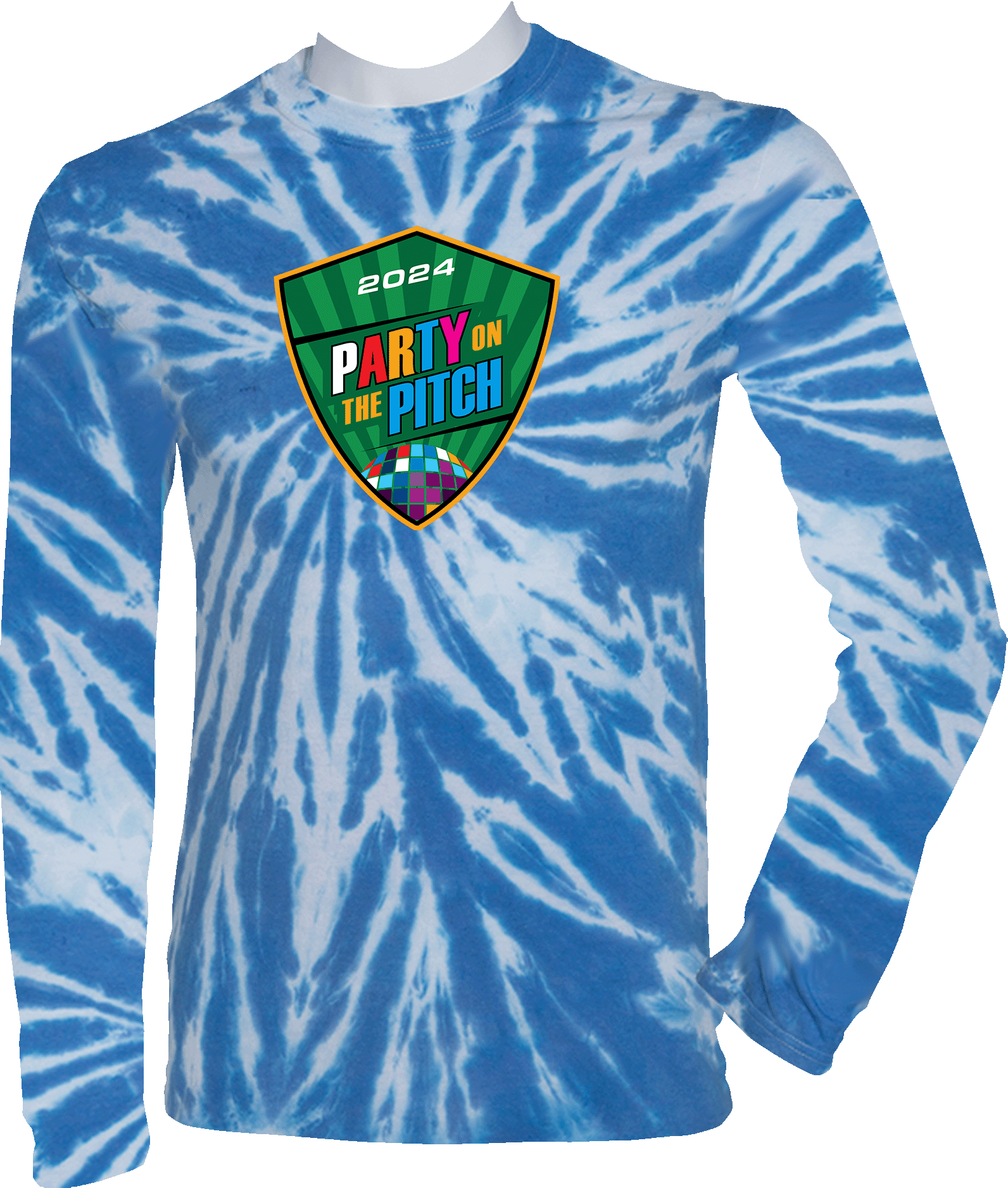 Tie-Dye Long Sleeves - 2024 Party On The Pitch