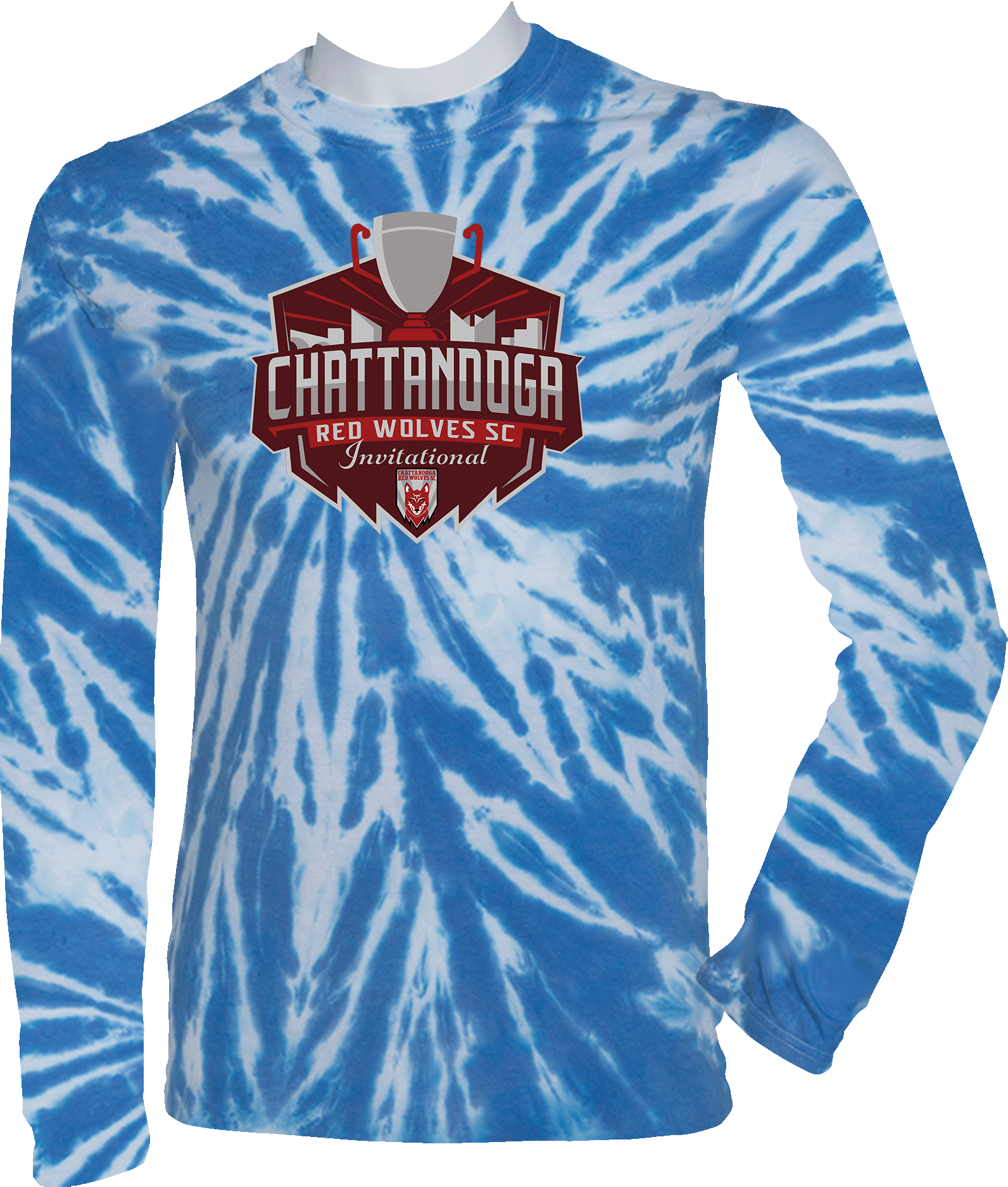 Tie-Dye Long Sleeves - 2024 Red Wolves Invitational