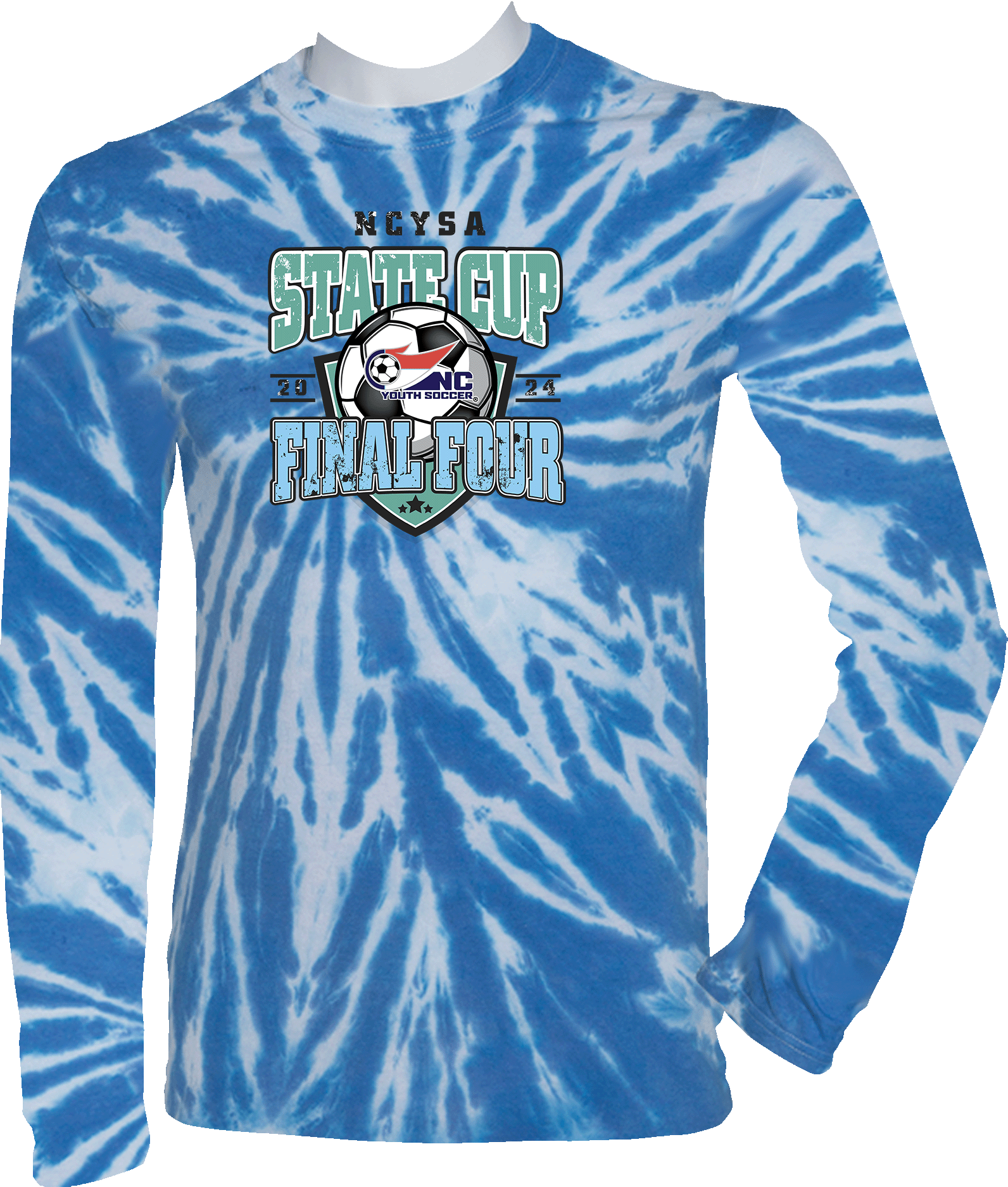 Tie-Dye Long Sleeves - 2024 USYS NC State Cup Finals