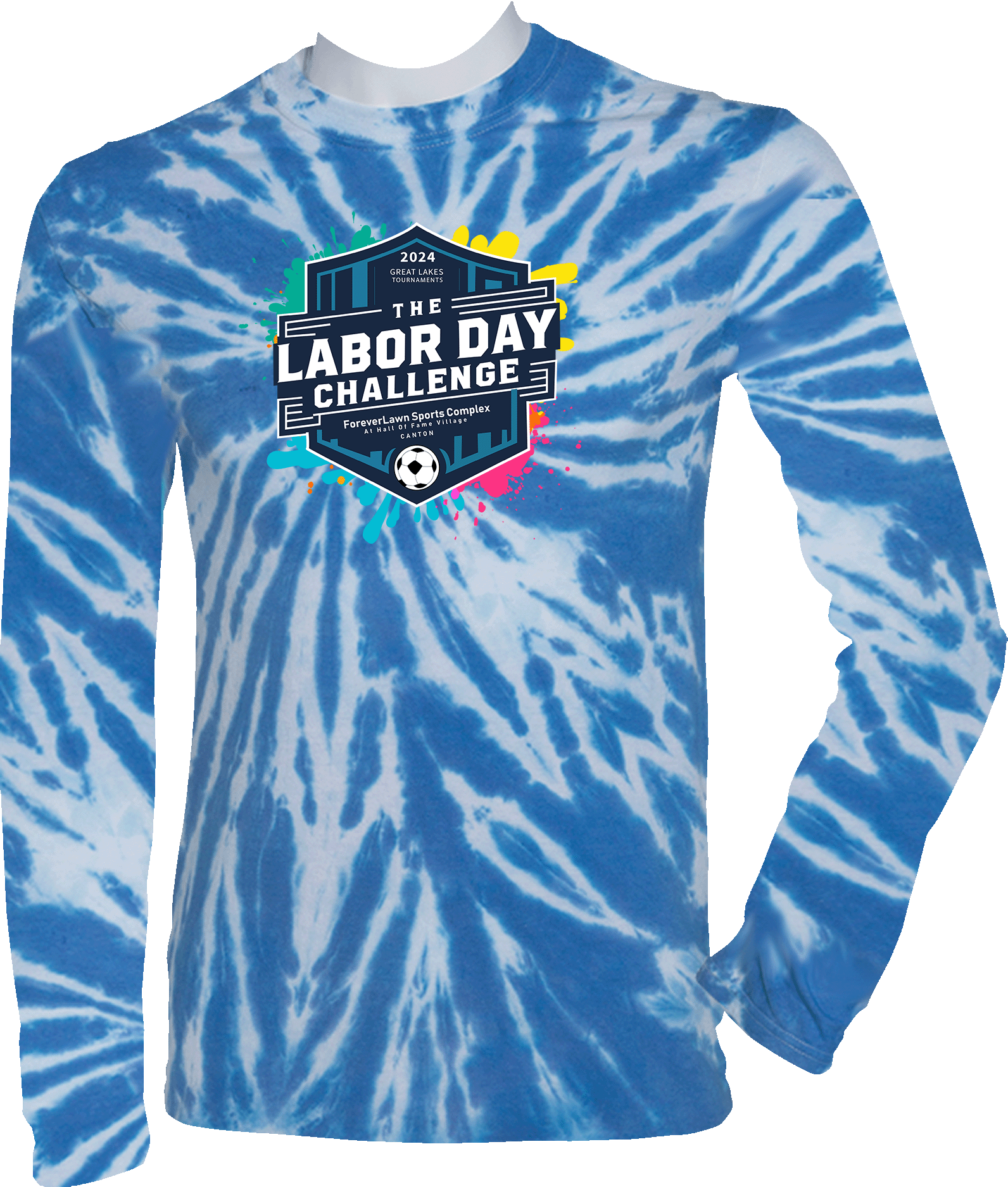 Tie-Dye Long Sleeves - 2024 Great Lakes Labor Day Challenge