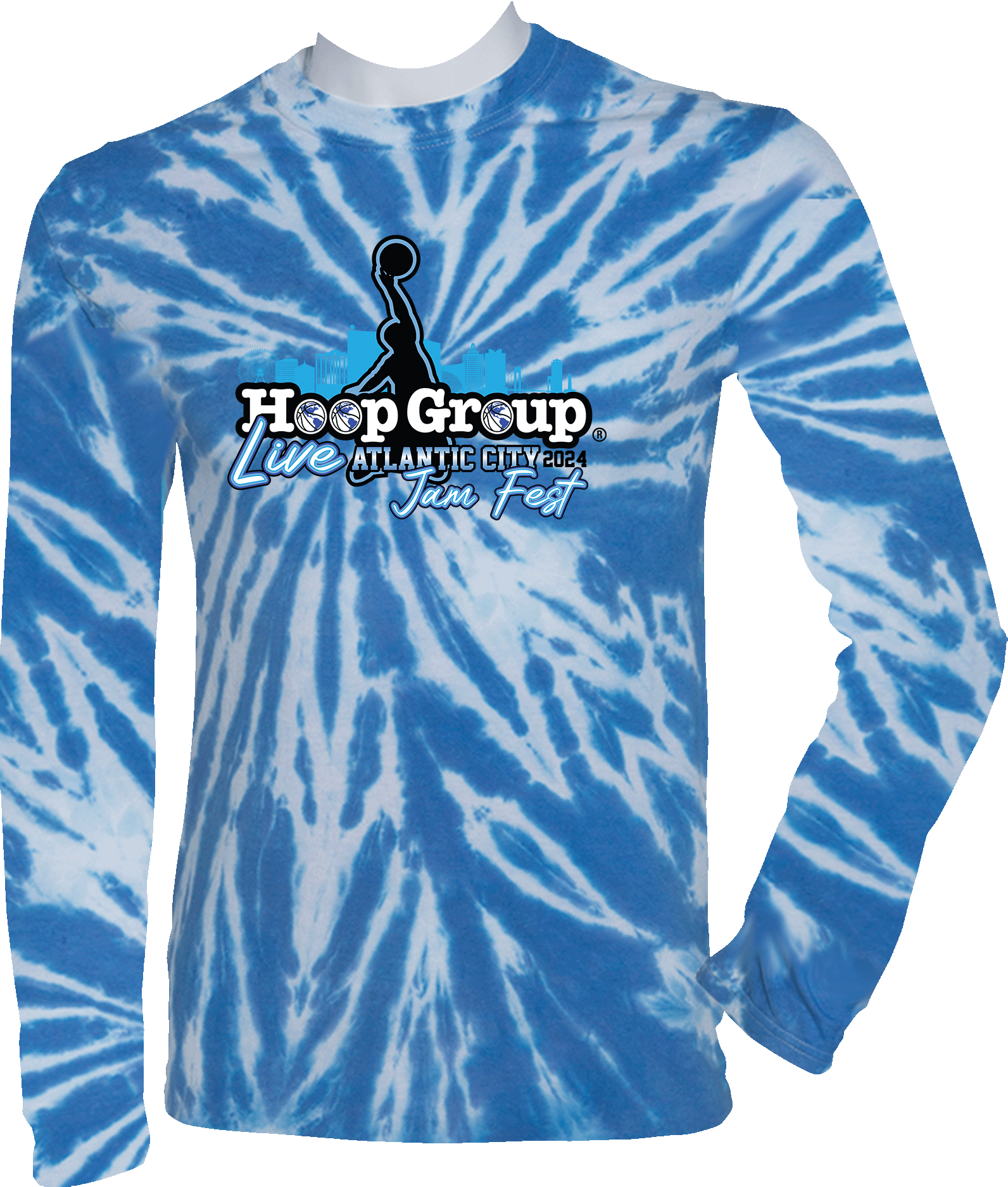 Tie-Dye Long Sleeves - 2024 LIVE Atlantic City Jam Fest