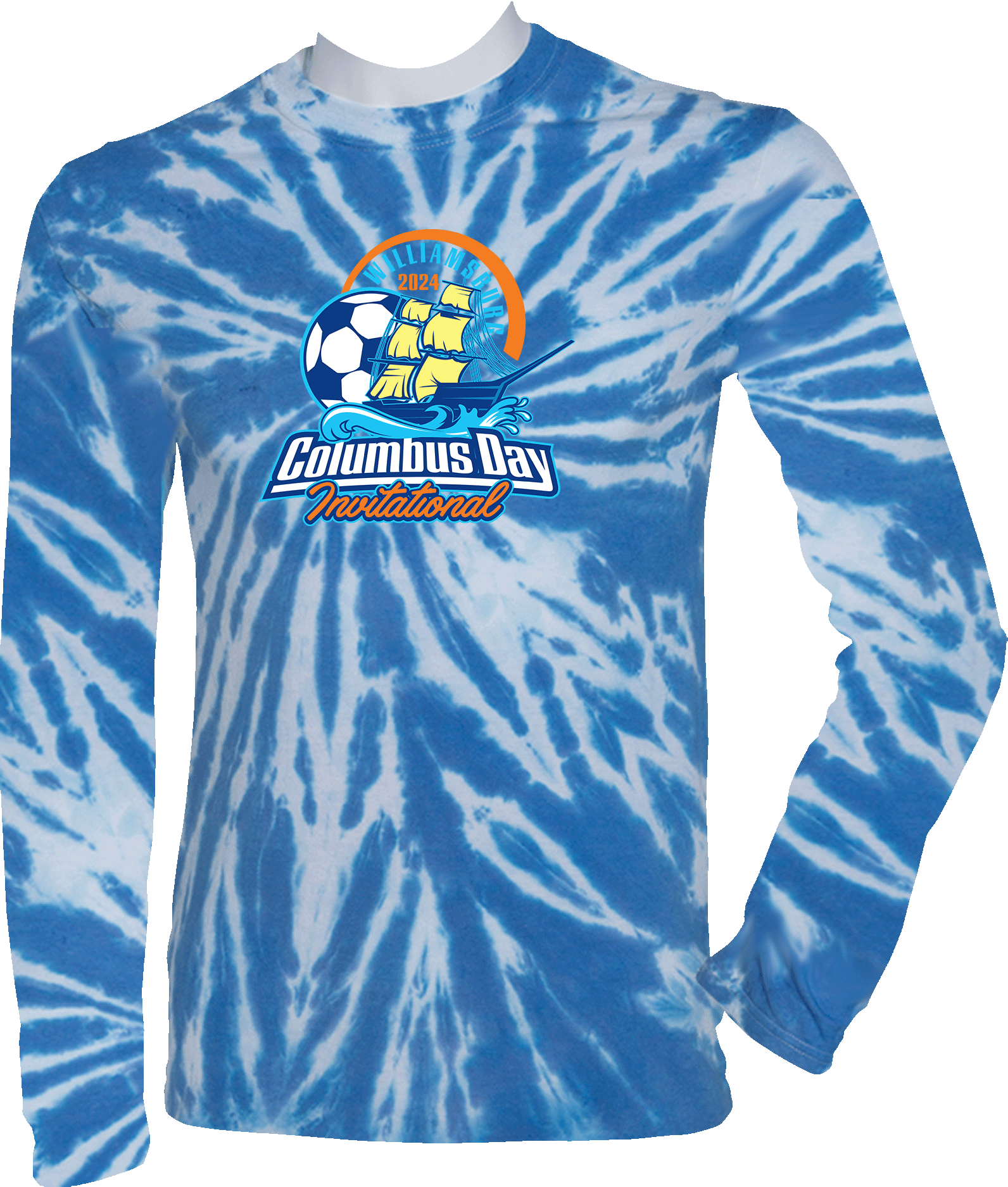 Tie-Dye Long Sleeves - 2024 Williamsburg Columbus Day Invitational