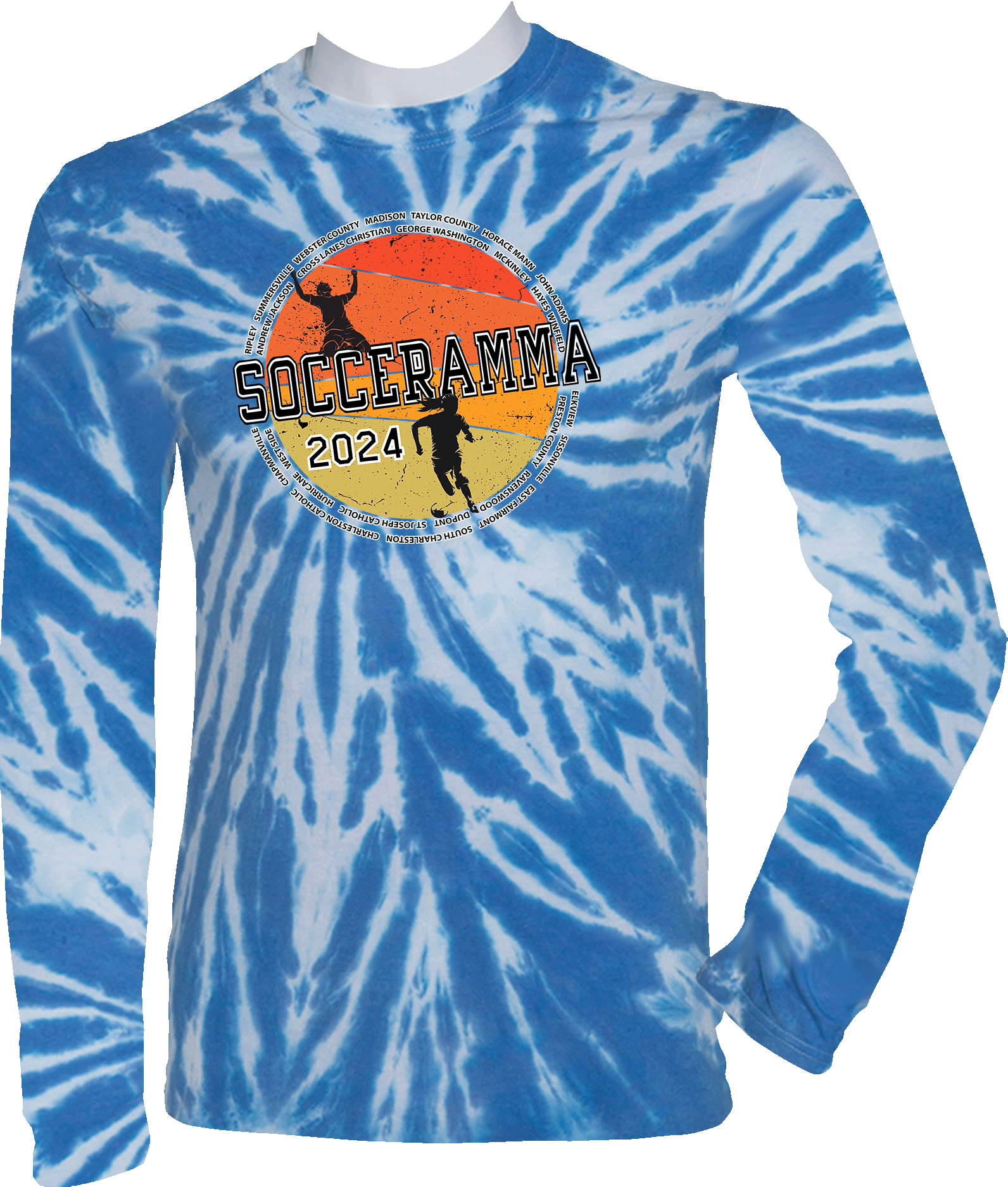 Tie-Dye Long Sleeves - 2024 Middle School Socceramma