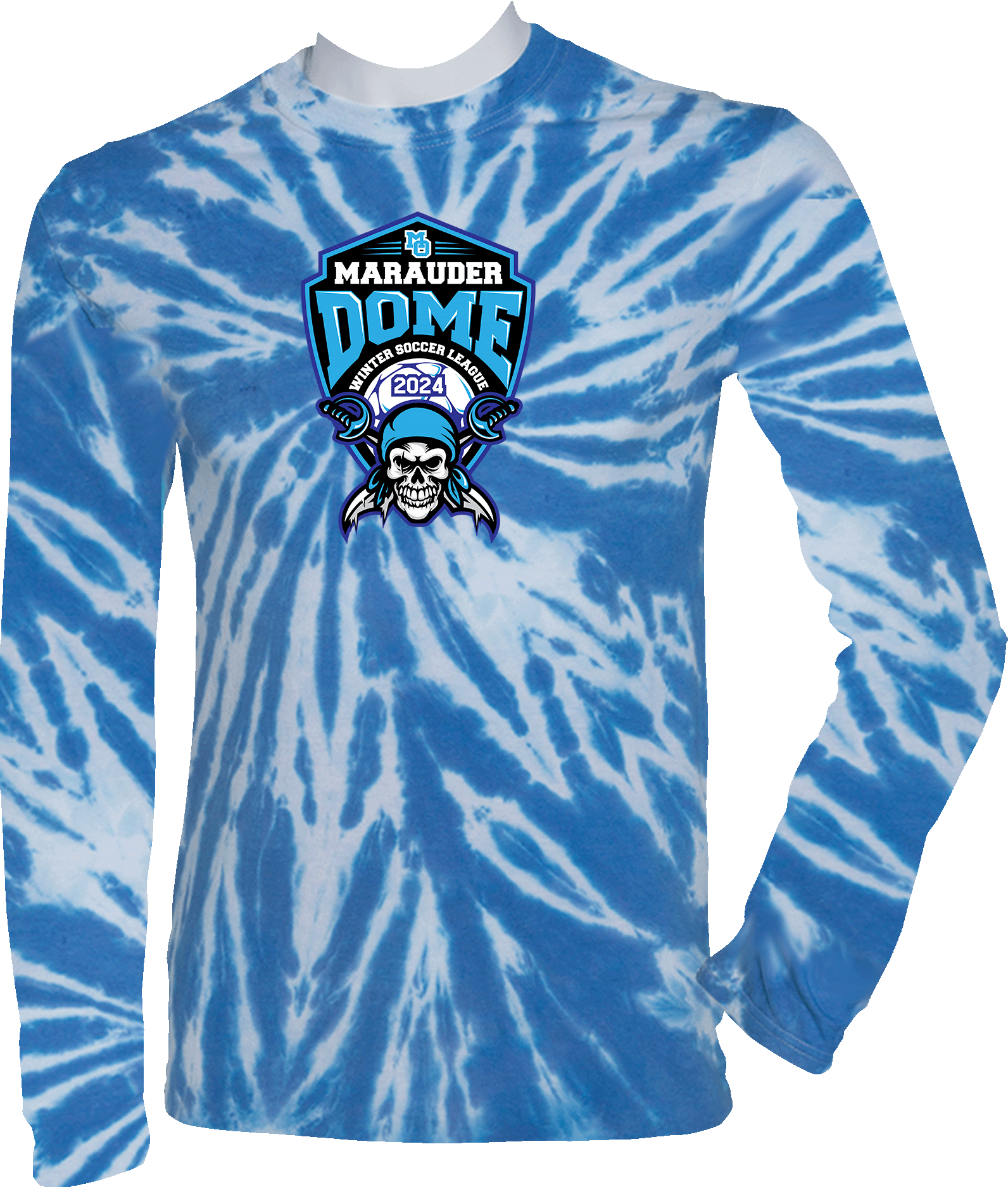 Tie-Dye Long Sleeves - 2024 Marauder Dome Winter Soccer League