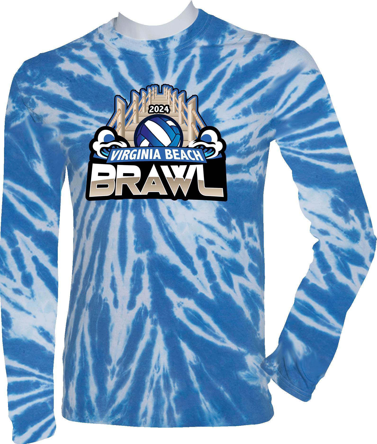 Tie-Dye Long Sleeves - 2024 Virginia Beach Brawl