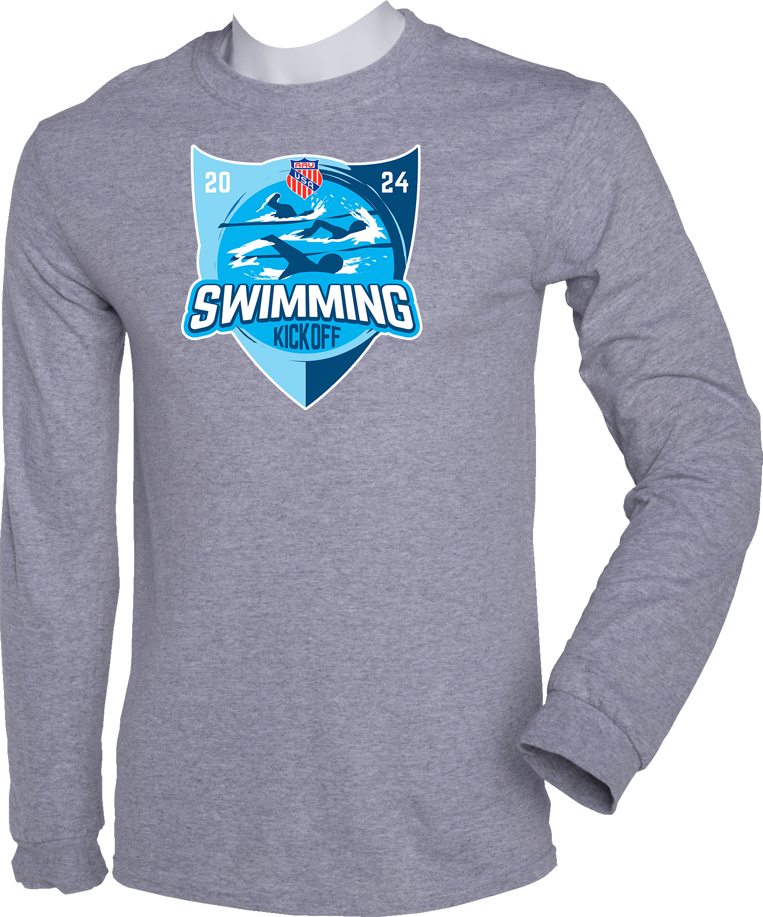 Long Sleeves - 2024 AAU Swimming Kick Off