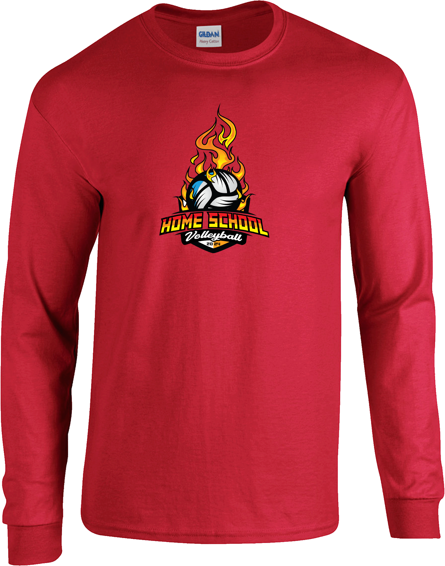 Long Sleeves - 2024 Home School Volleyball