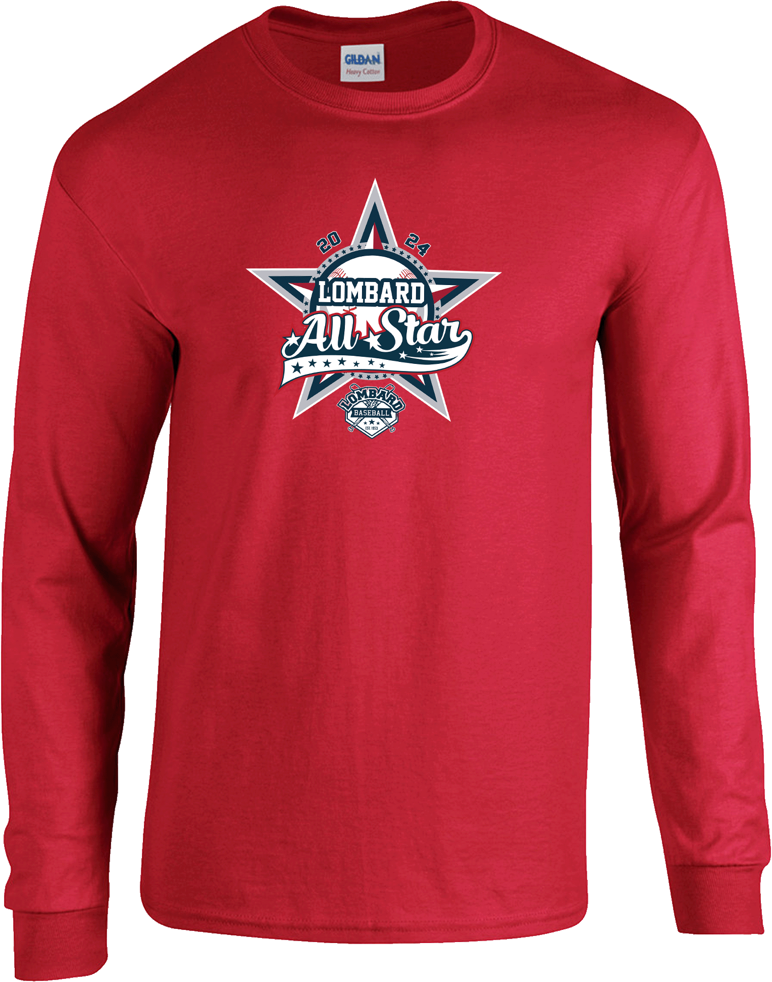 Long Sleeves - 2024 Lombard Baseball League's 71st Anniversary All Star Event