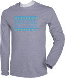 Long Sleeves - Live Love Build Robots Blue