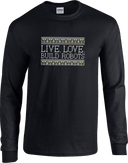 Long Sleeves - Live Love Build Robots White
