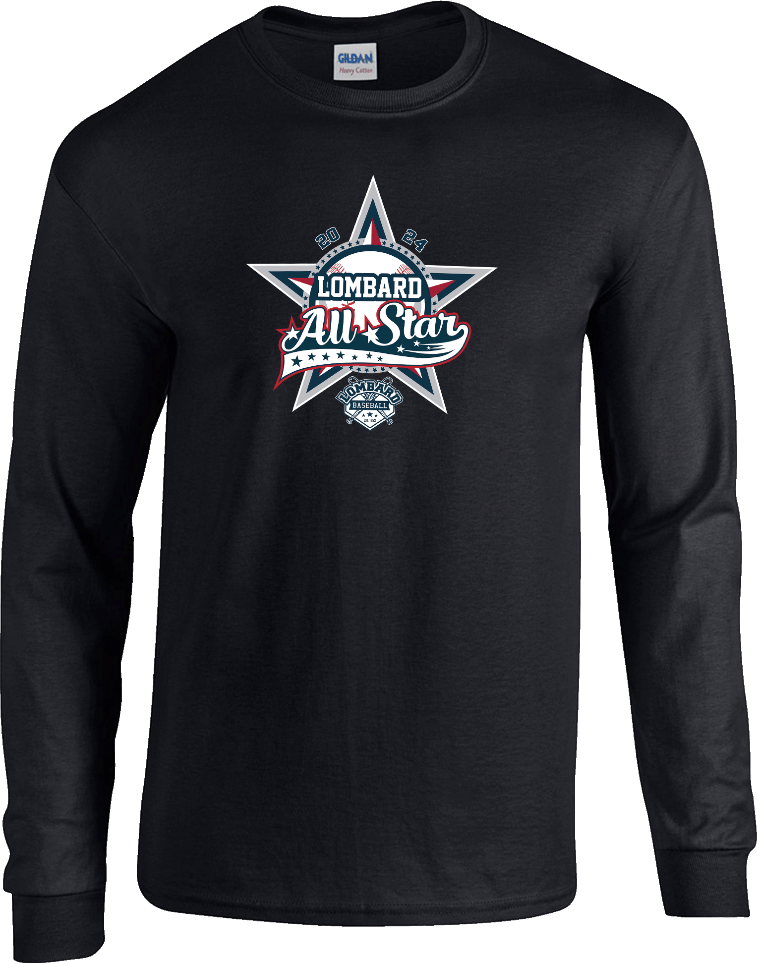 Long Sleeves - 2024 Lombard Baseball League's 71st Anniversary All Star Event