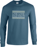 Long Sleeves - Live Love Build Robots White